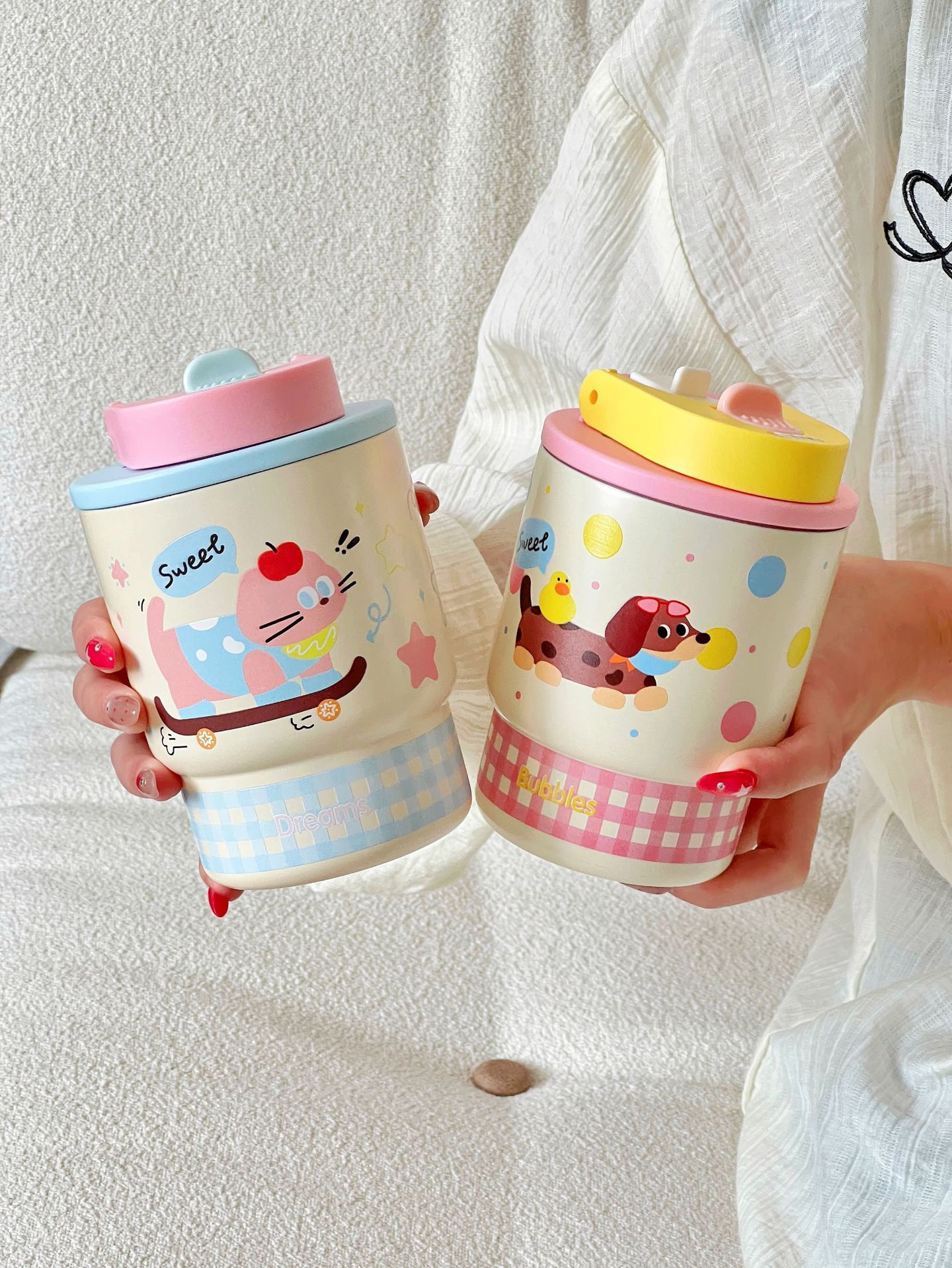 420ML Simple Cute Style 316 Stainless Steel Thermos