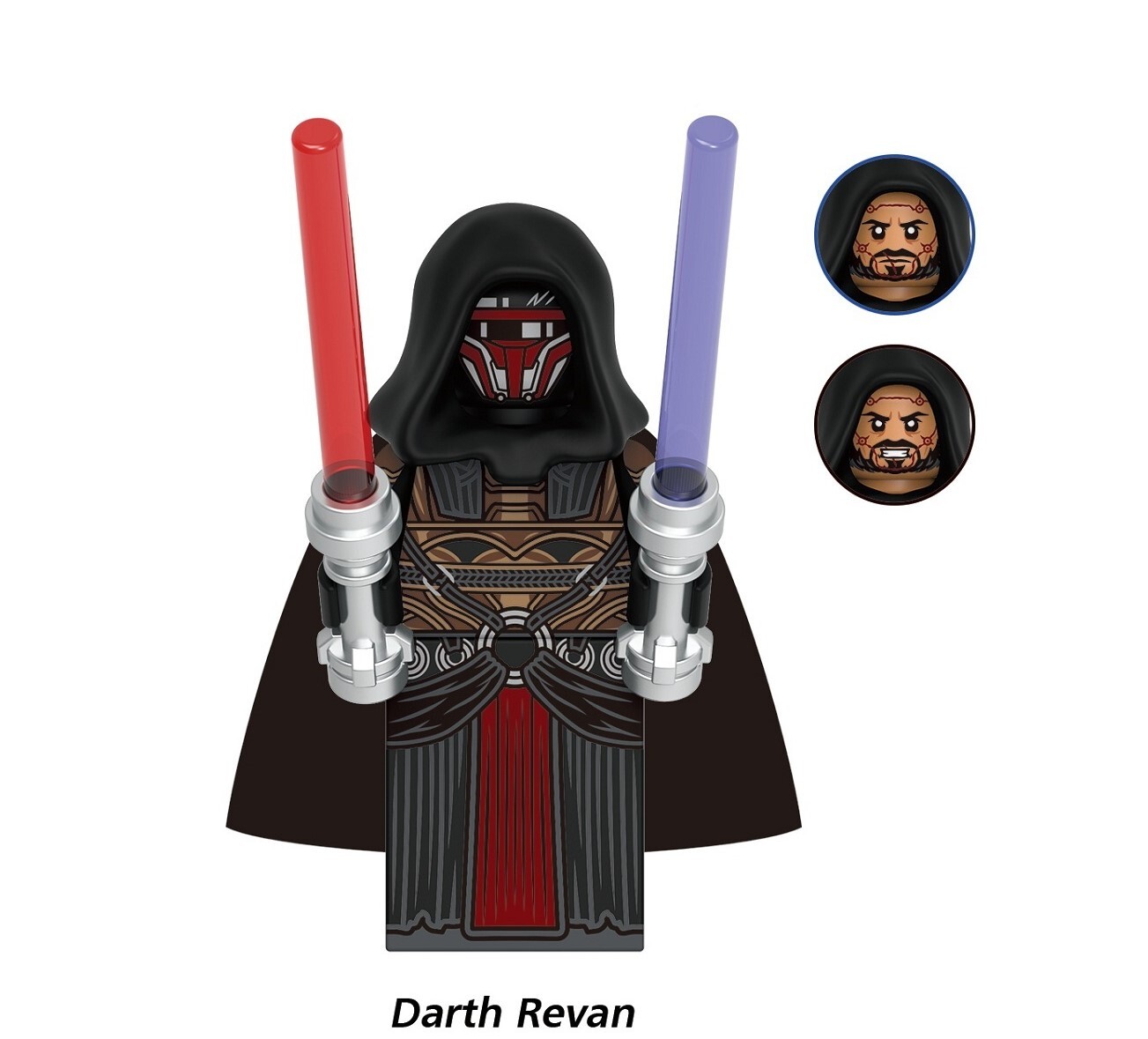 Star Wars Darth Revan Custom Minifigures Minifigs Fit Lego G0157 GH0425