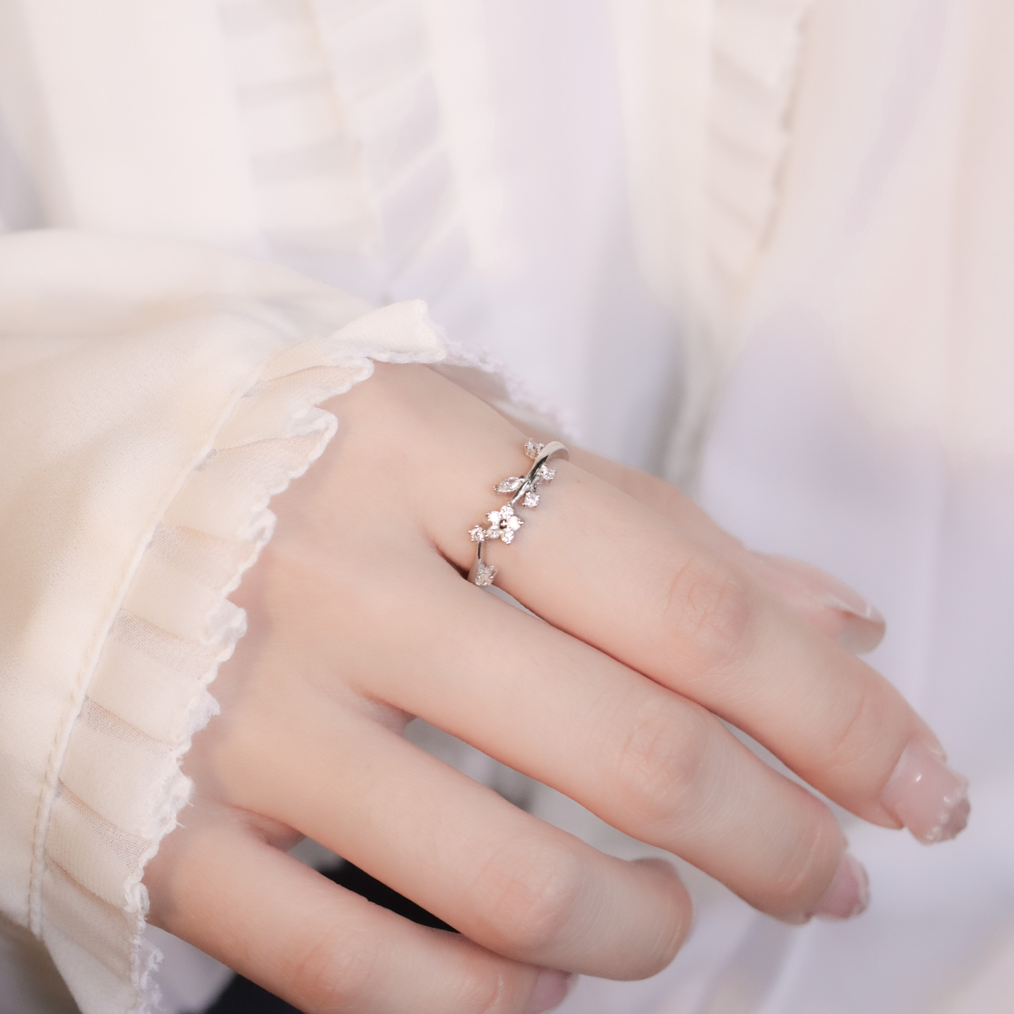 | 925純銀 | 栽種幸福戒指 | RI0948 |