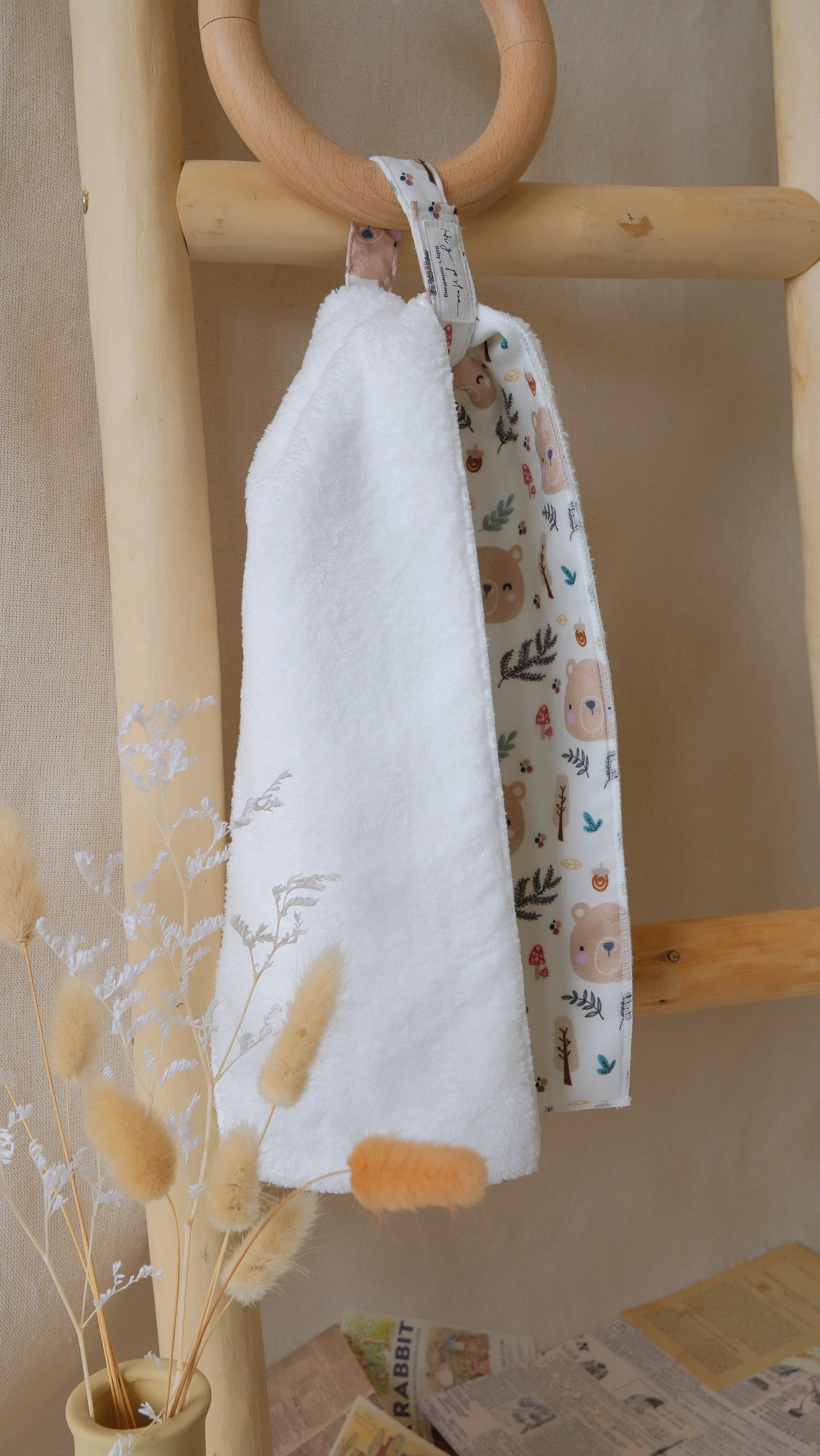 Hi Y.P store-手作擦手巾-獨家設計款-森林棕熊