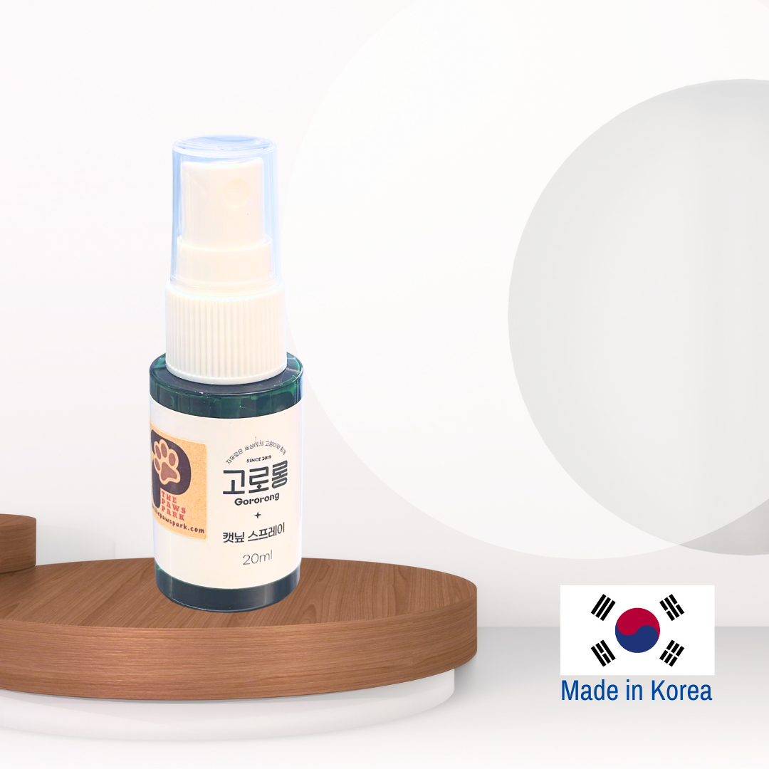 Gororong 韓國自家種植場純天然有機貓薄荷噴霧 20毫升（貓貓適用）