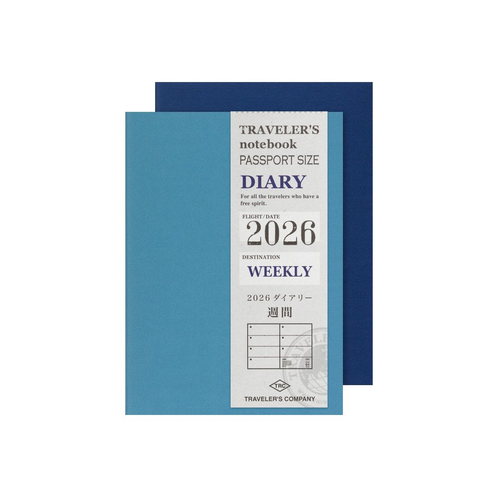 TRC Traveler’s notebook TN｜2026 護照PA 週間手帳