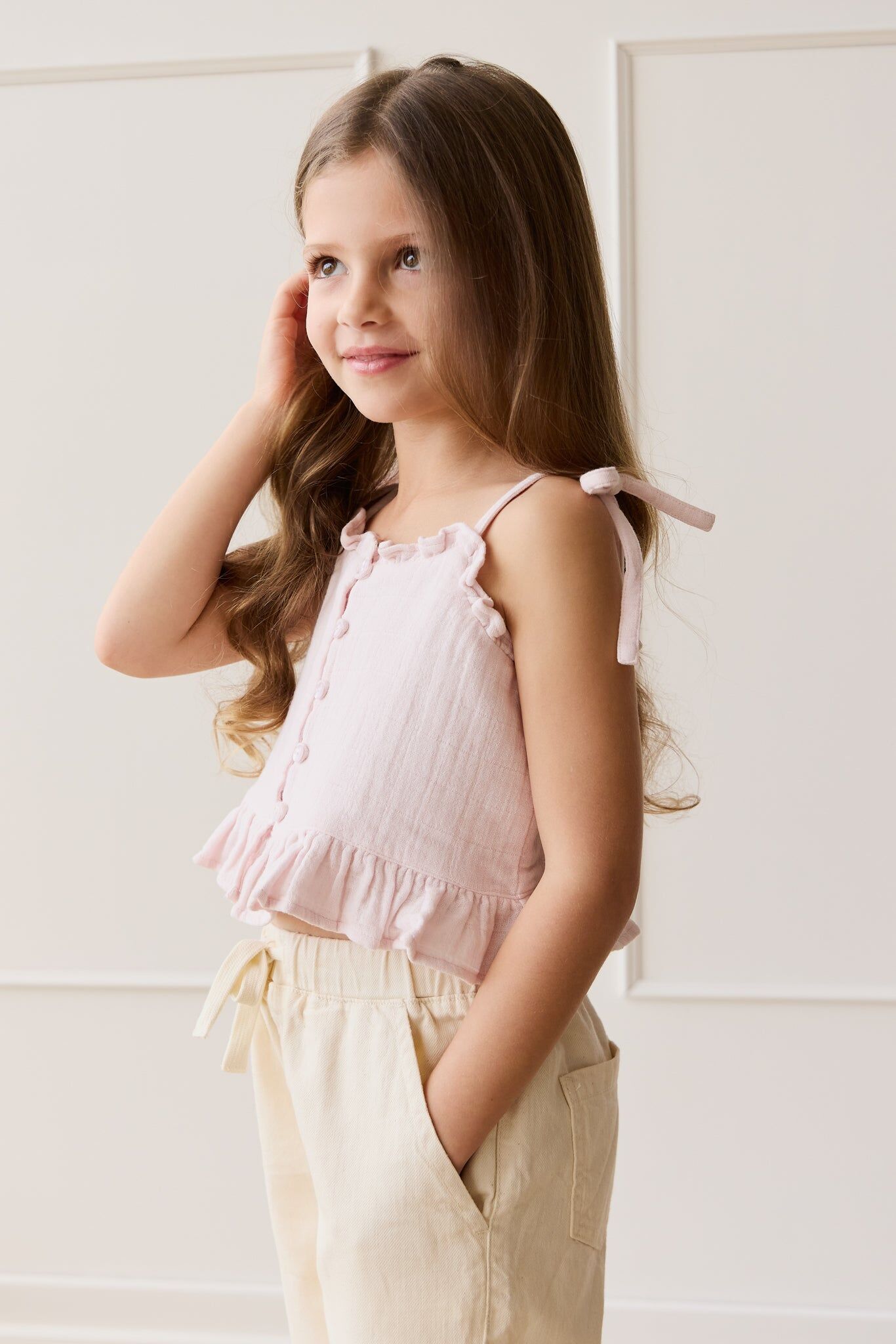 【預購】JAMIE KAY - Organic Cotton Muslin Mirabel Top（Cassia）