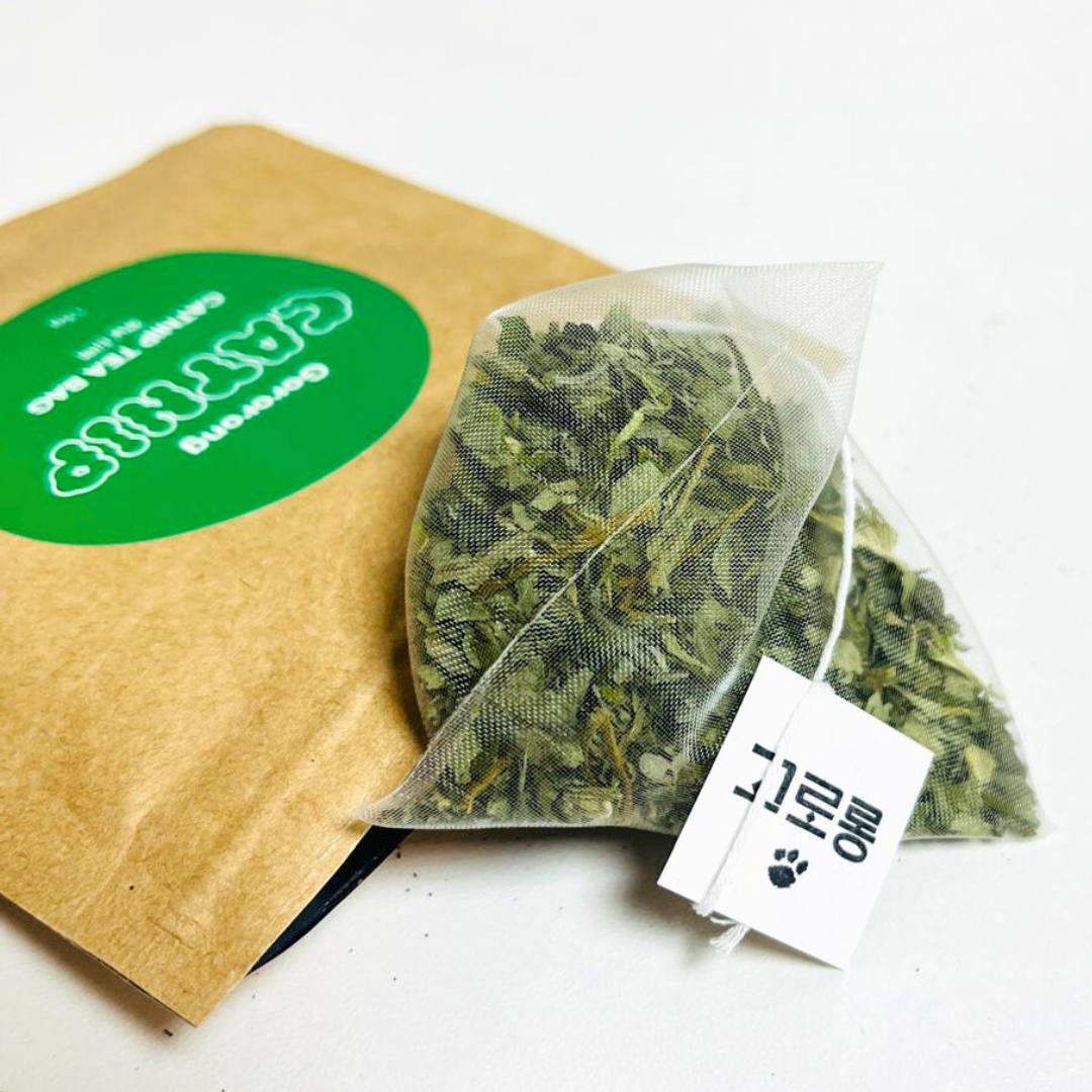 Gororong 韓國自家種植場純天然有機貓薄荷茶包（貓貓適用）