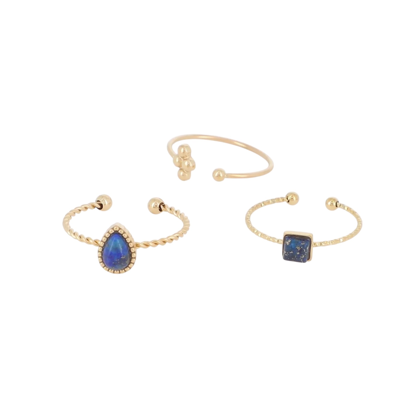 BOHM PARIS-藍青金石小細戒指