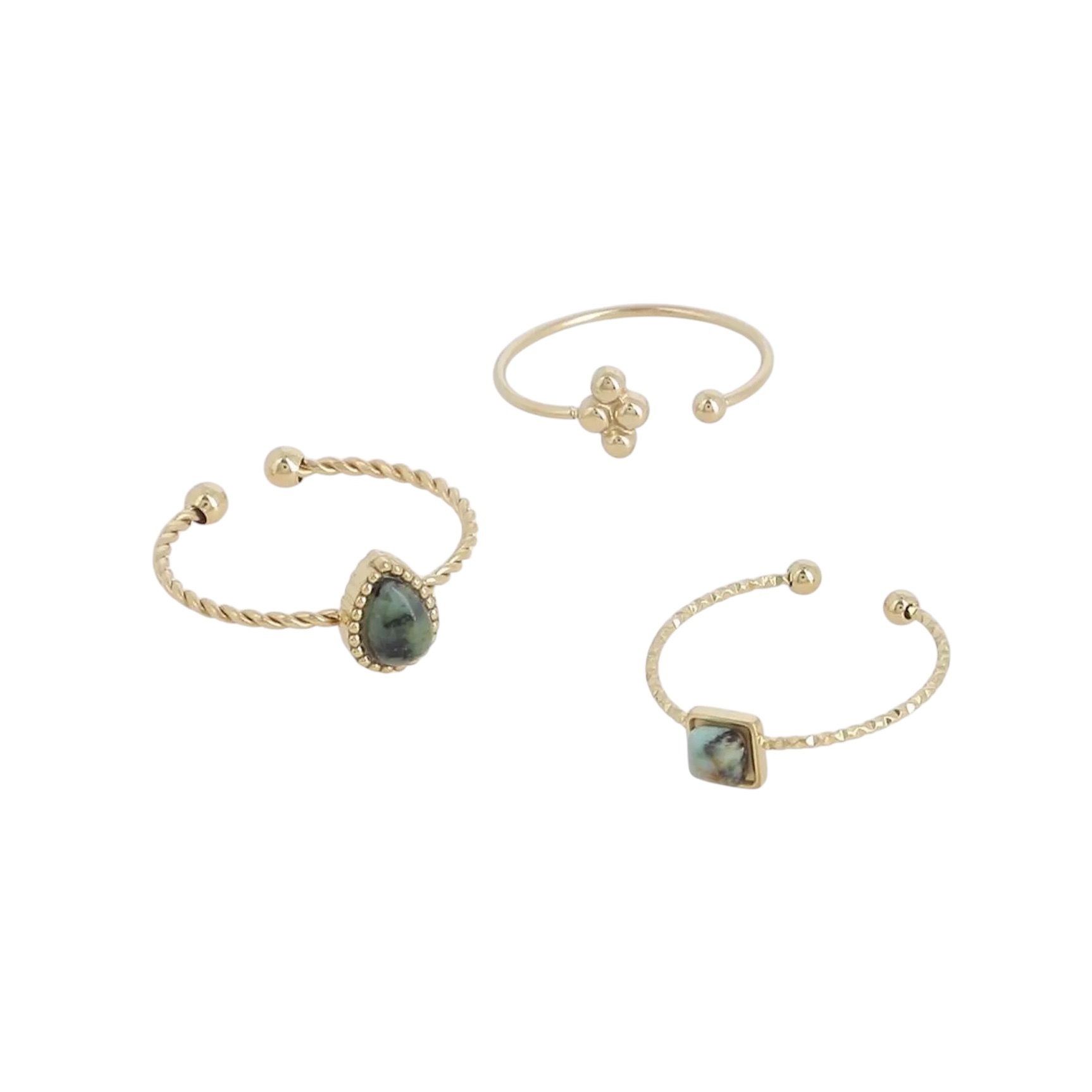 BOHM PARIS -綠松石小細戒指