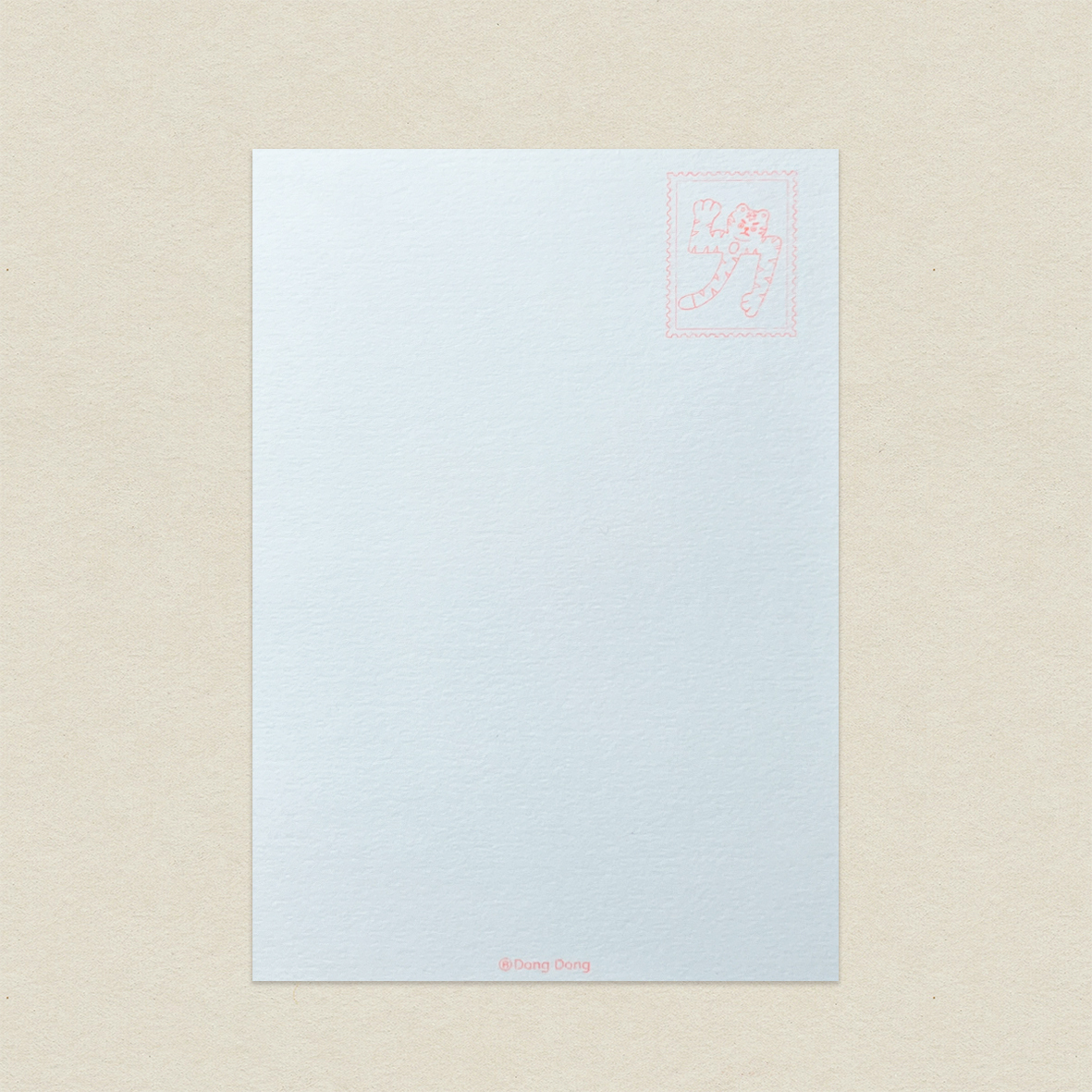 老虎的「ㄌ」/孔版印刷明信片