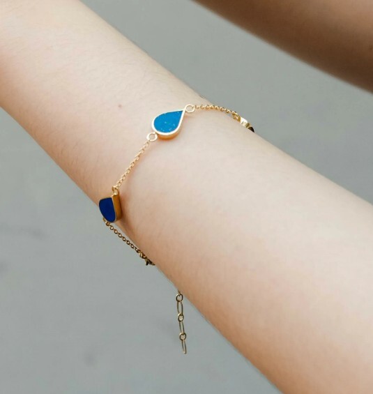 伊斯蘭金工｜Chasma 青金石手環｜阿富汗