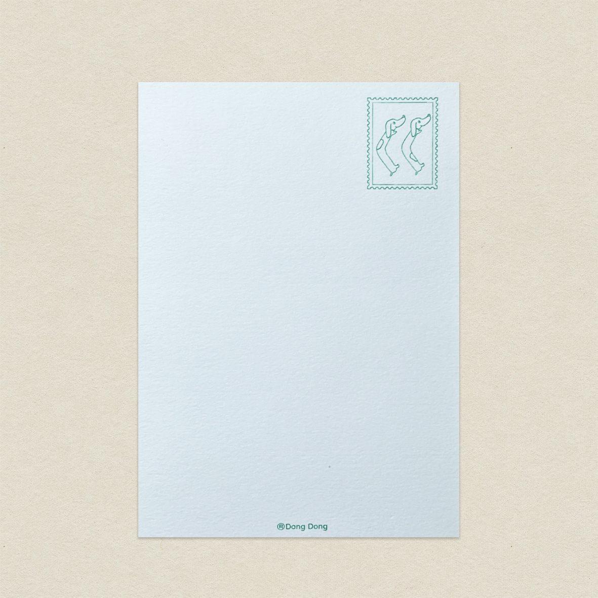狗狗的「ㄍ」/孔版印刷明信片
