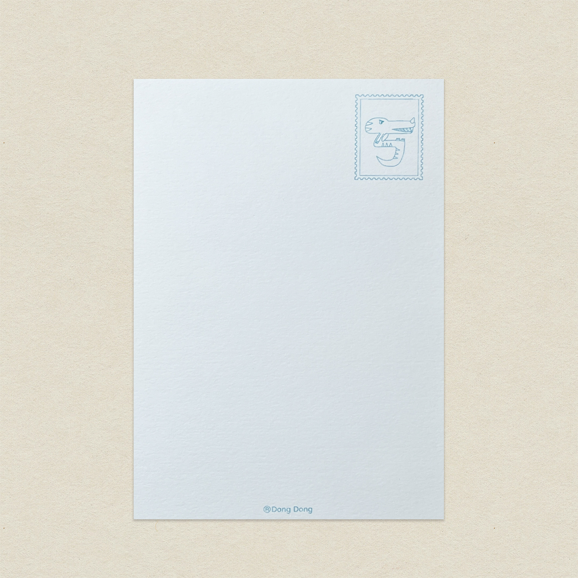 恐龍的「ㄎ」/孔版印刷明信片