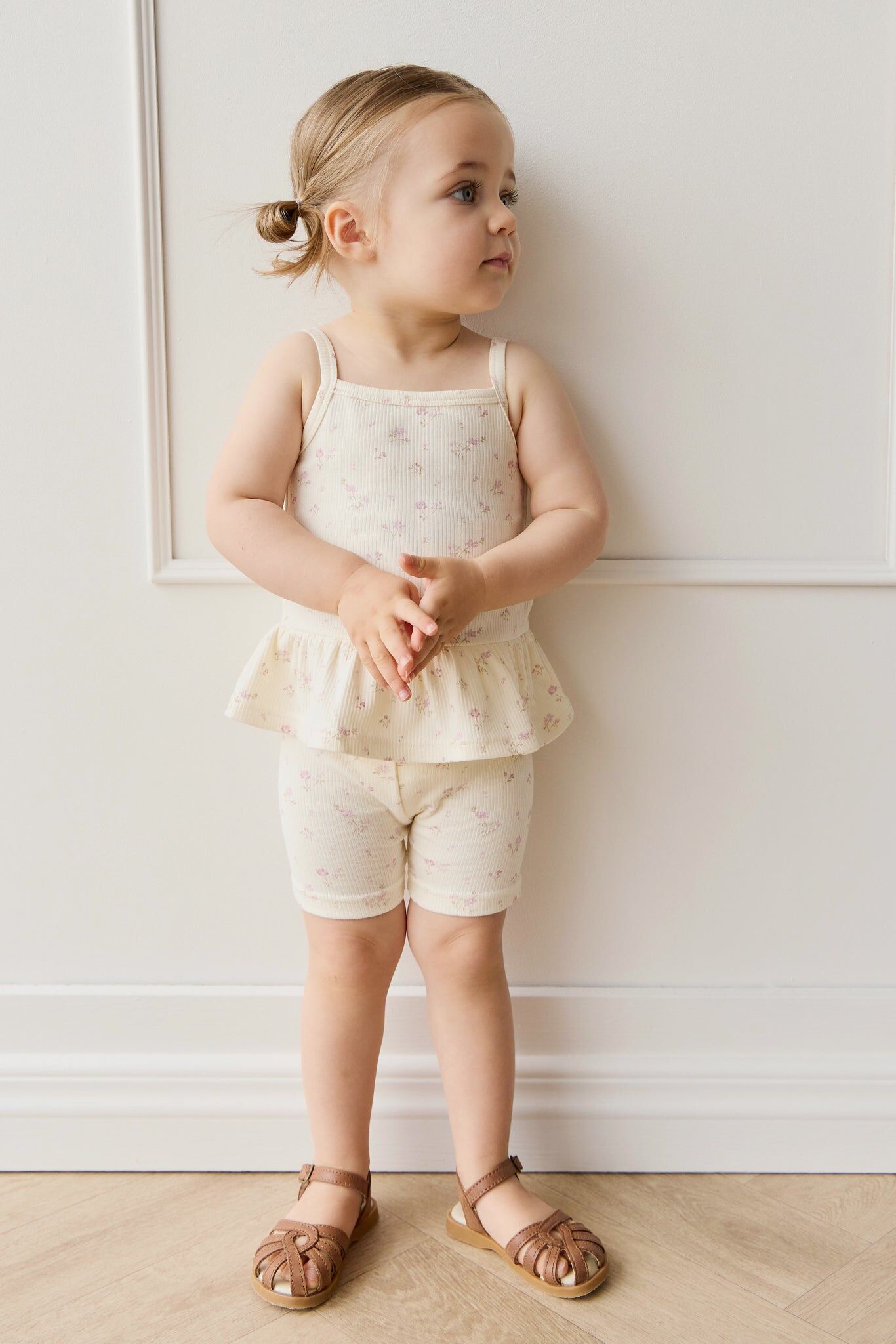 【預購】JAMIE KAY - Organic Cotton Fine Rib Everyday Bike Short（Caroline Egret）