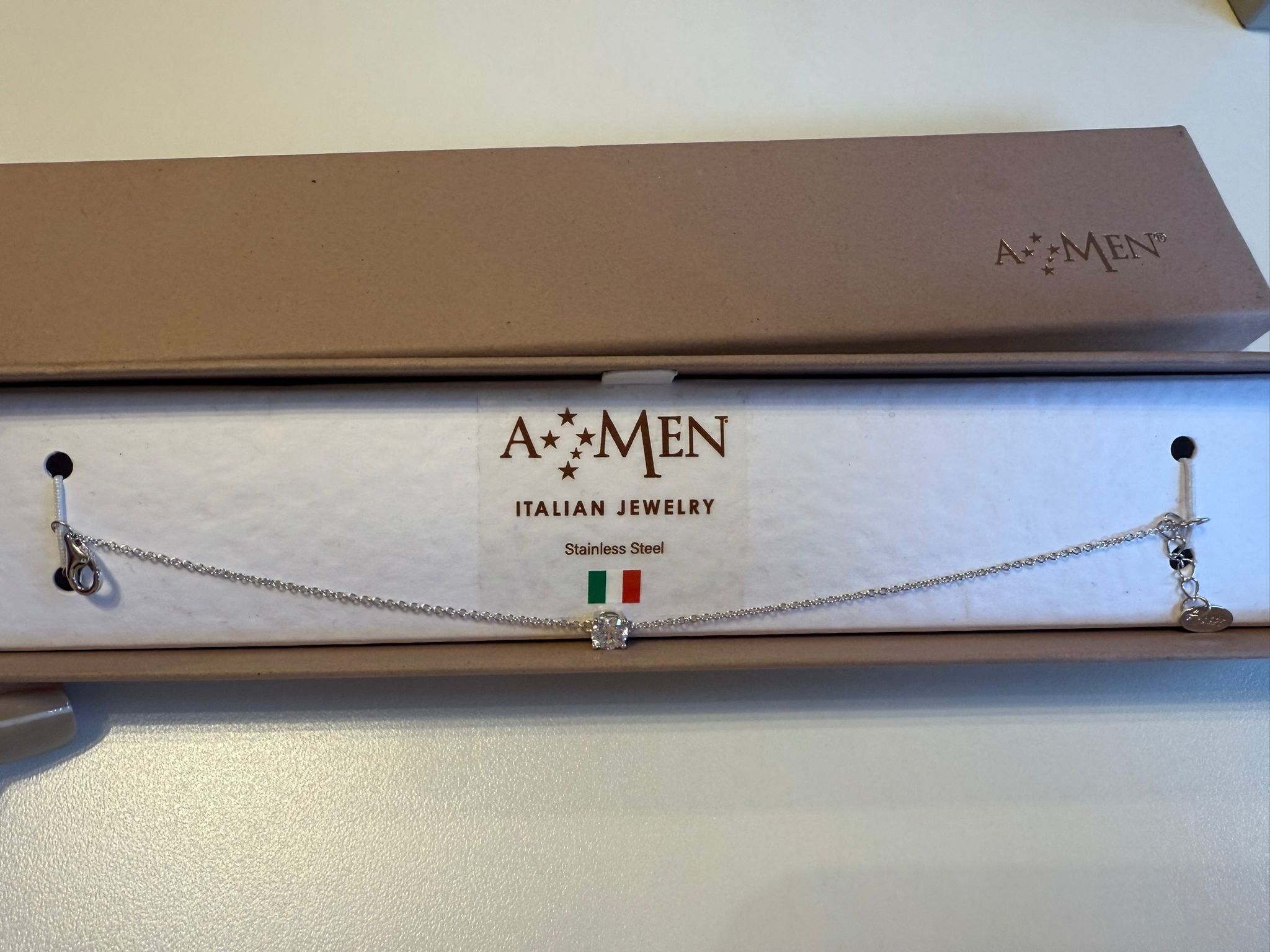 英國代購 (獨立訂單)-A-Men ITALIAN jEWELRY 手鏈