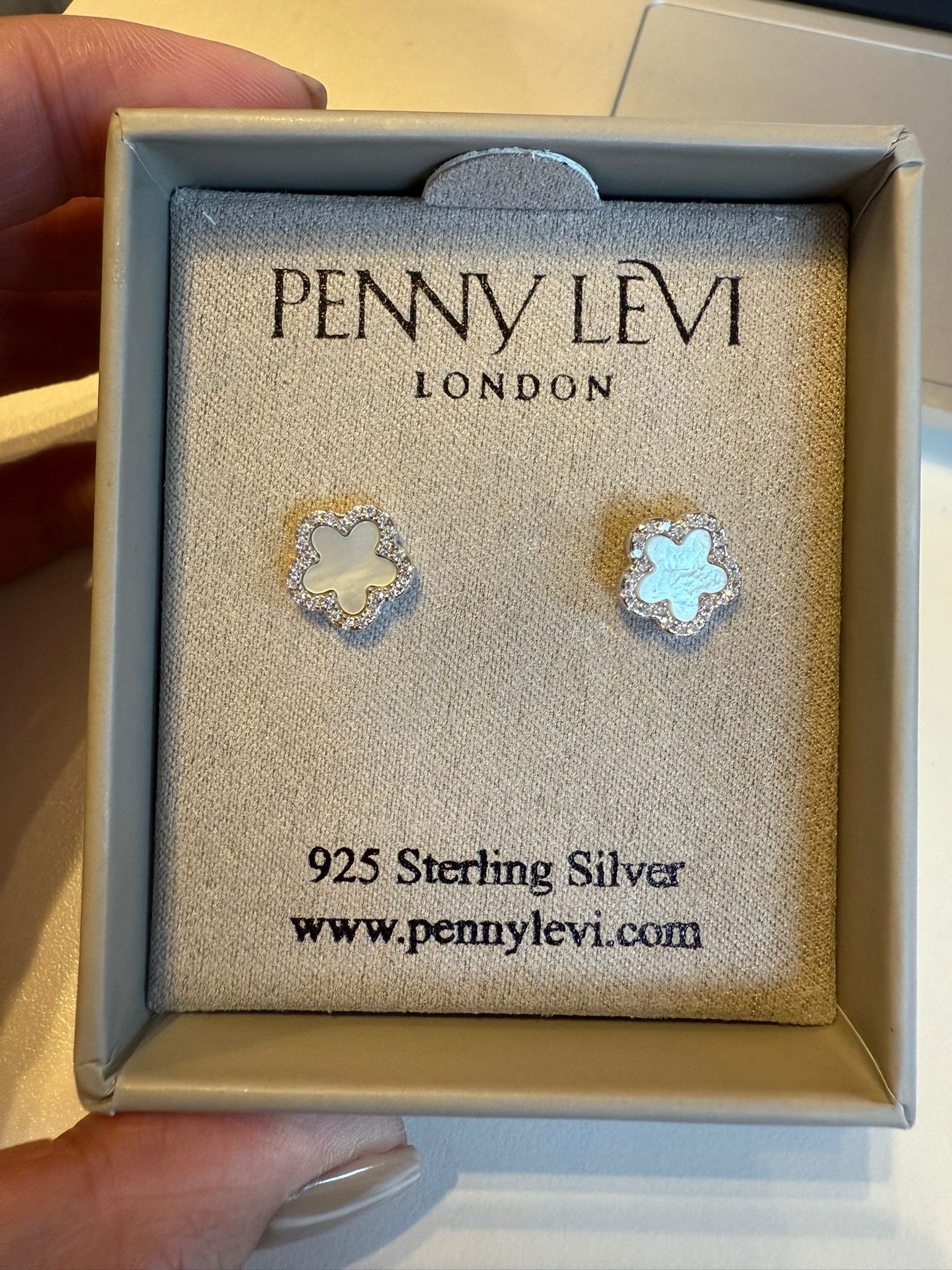 英國代購 (獨立訂單)-PENNY LEVI LONDON 925 Sterling Sliver Earring #A