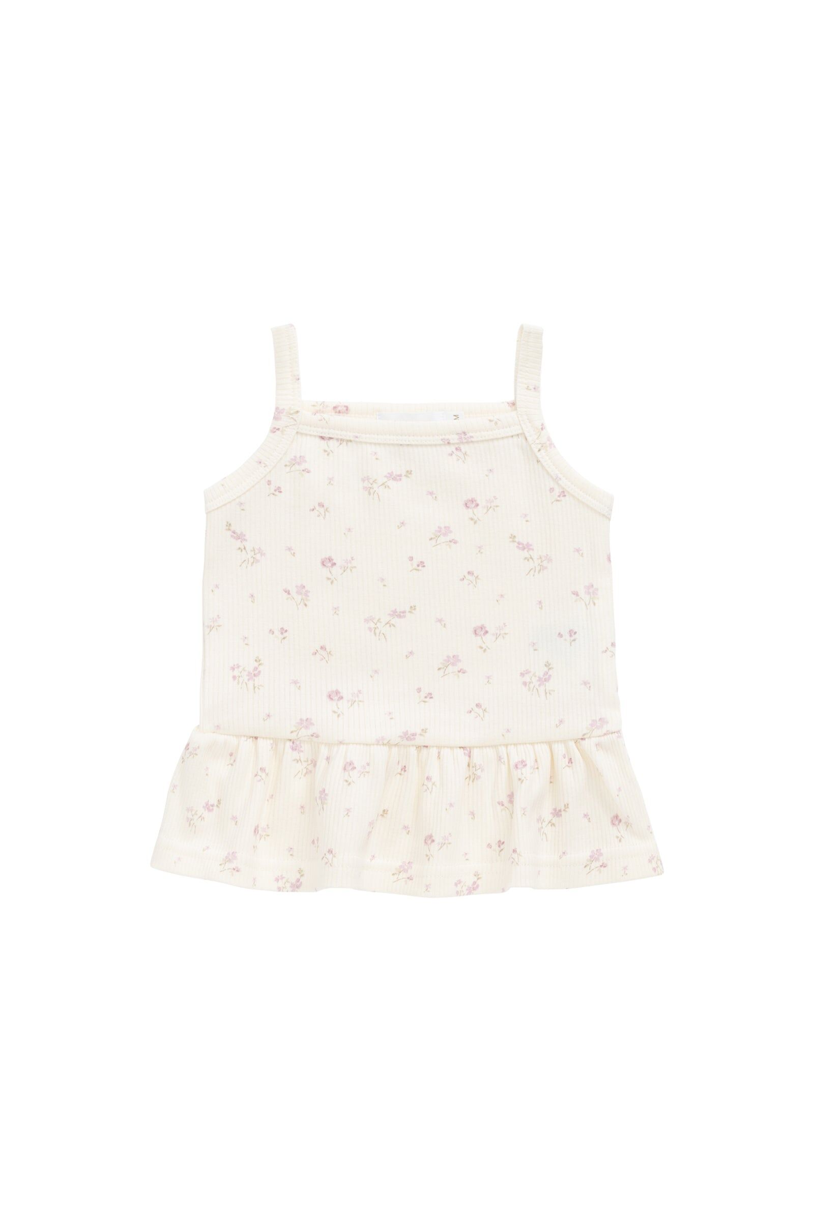 【預購】JAMIE KAY - Organic Cotton Fine Rib Lillian Top（Caroline Egret）
