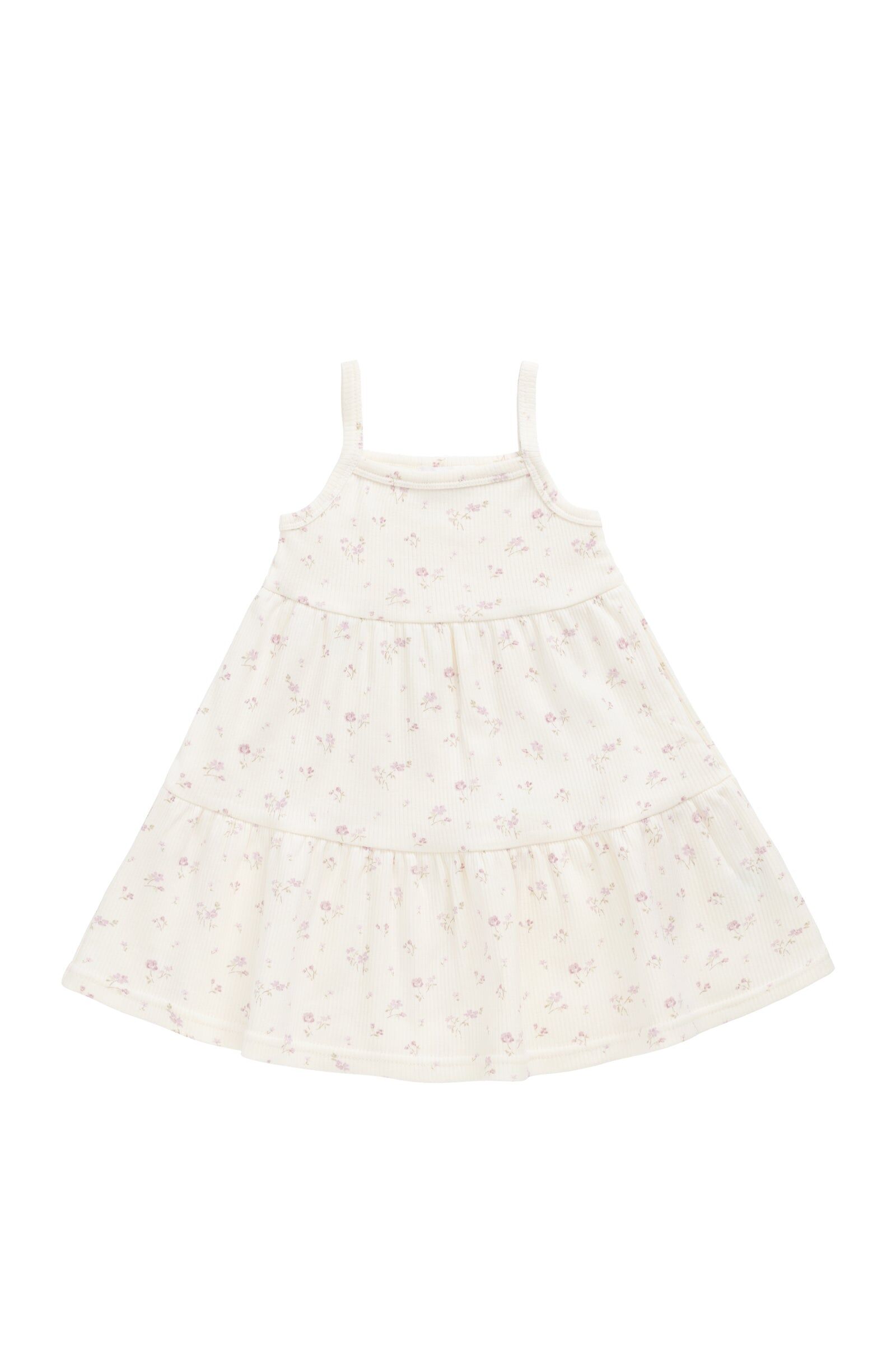 【預購】JAMIE KAY - Organic Cotton Fine Rib Matilda Dress（Caroline Egret）