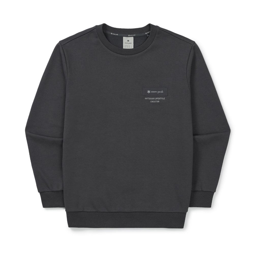 【現貨】snow peak Woven Patch sweatshirt 貼布box 大學tee 長袖 S25FMFHT24