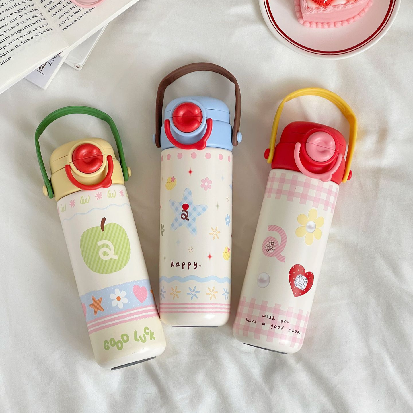 500ML Flip-Top Dual-Drink 316 Stainless Steel Tumbler