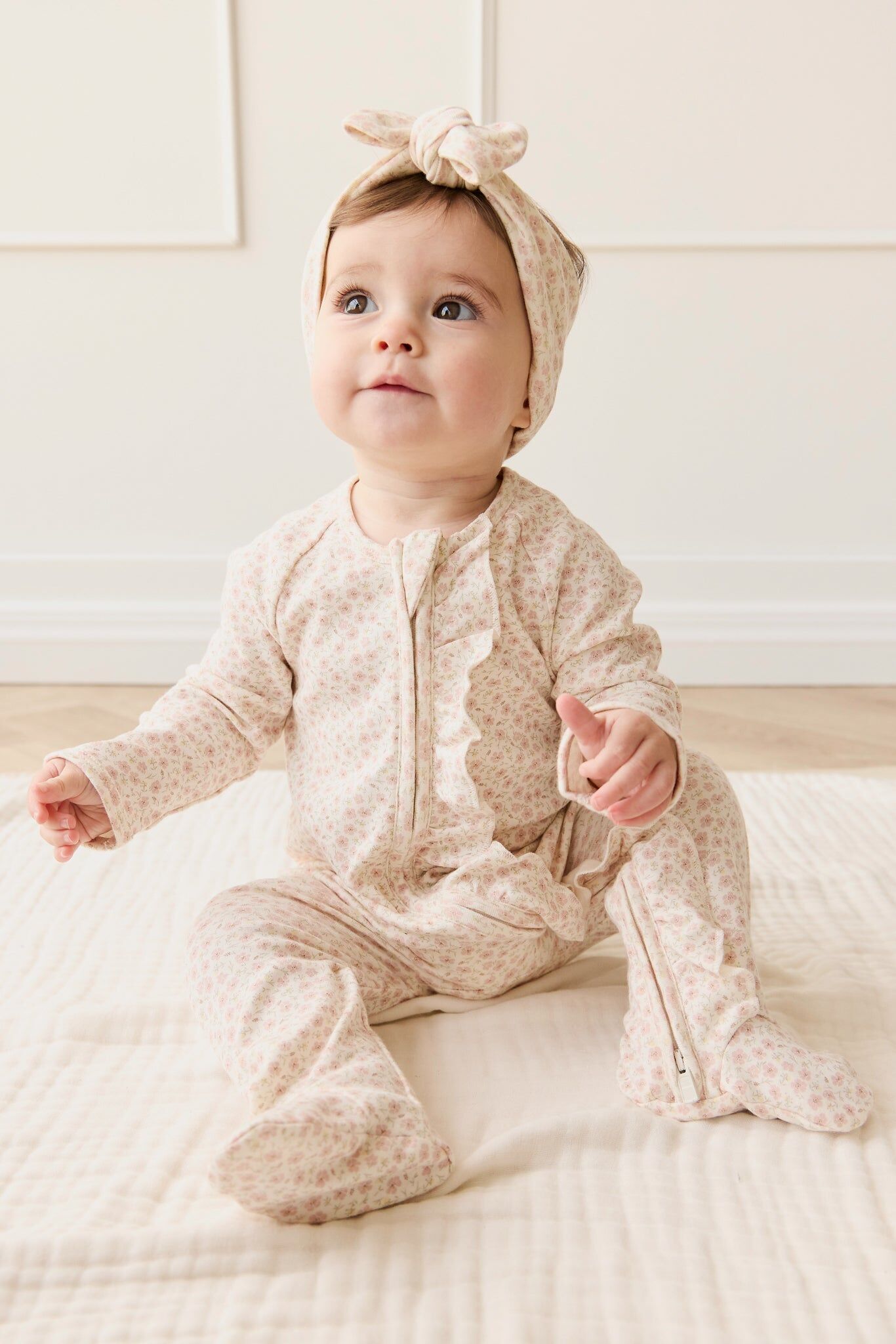【預購】JAMIE KAY - Organic Cotton Melanie Onepiece（Penelope Rose Small）