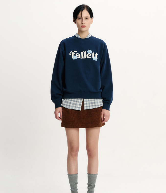 【現貨】【FALLETT🌼】  Mini Boucle Flower Sweatshirt