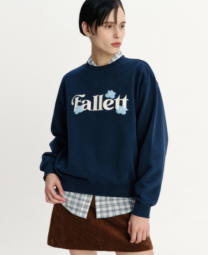 【現貨】【FALLETT🌼】  Mini Boucle Flower Sweatshirt