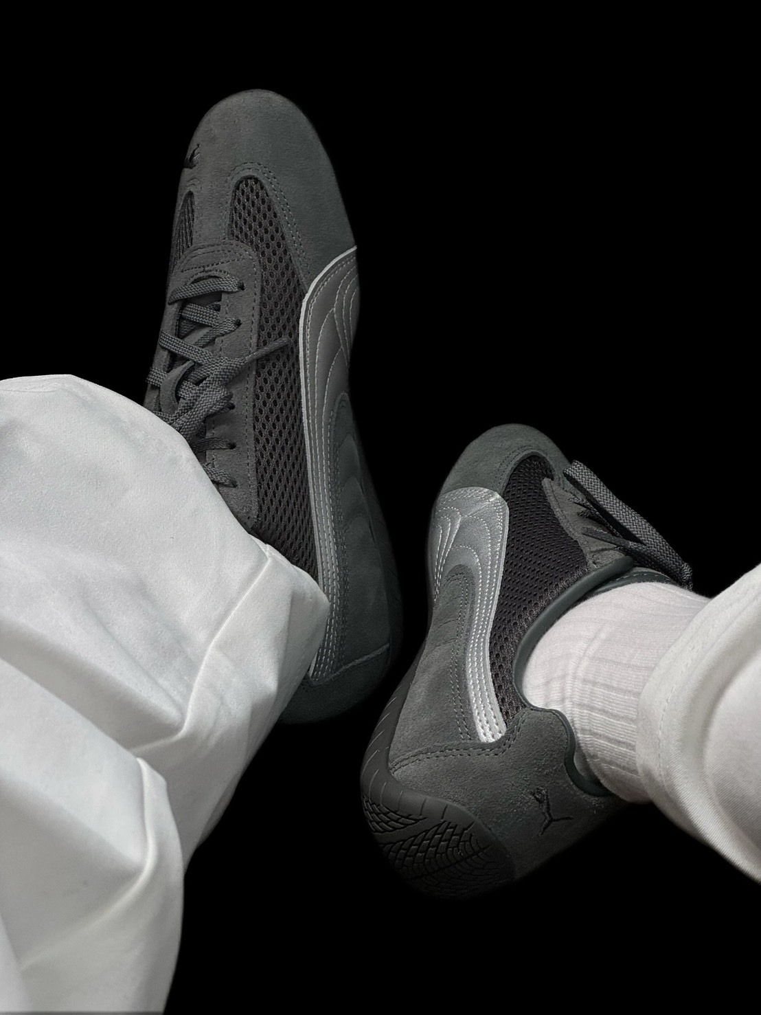 <這雙要搶🔥> PUMA SPEEDCAT PREMIUM 賽車鞋 炭灰銀