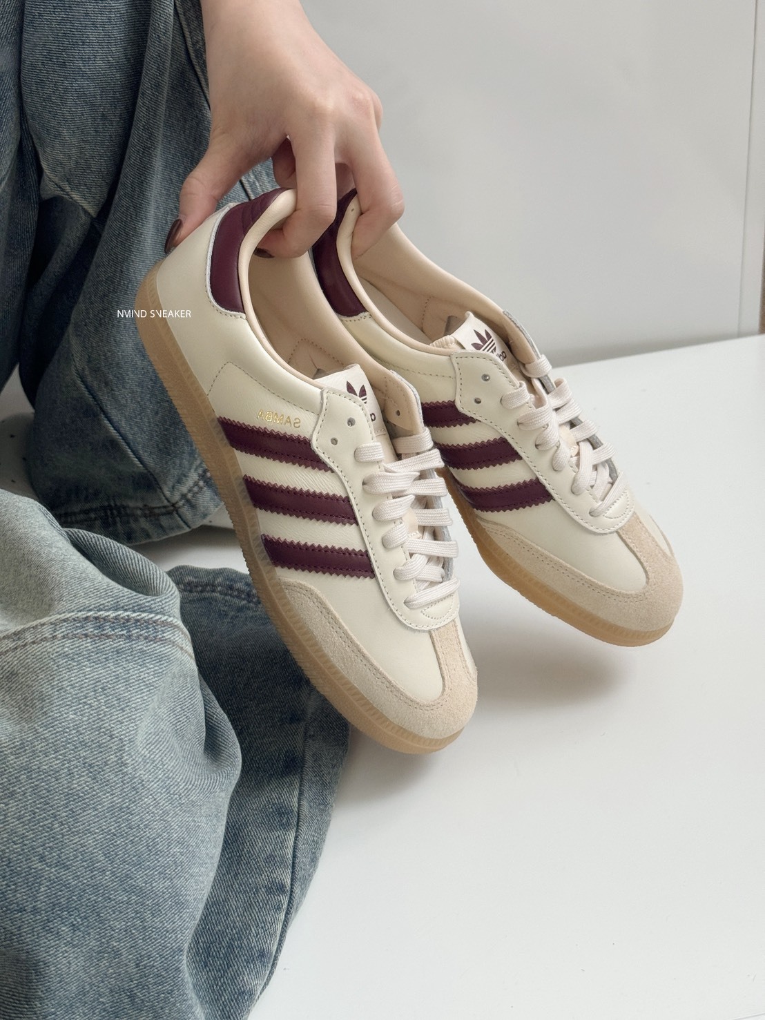 Adidas samba OG 海鹽紅棕 牛奶糖底