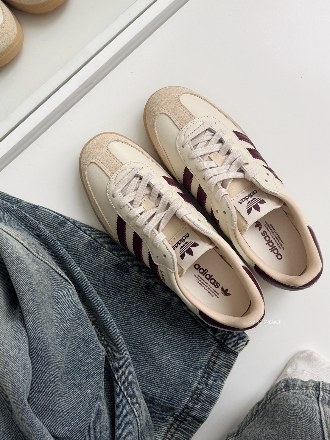 Adidas samba OG 海鹽紅棕 牛奶糖底