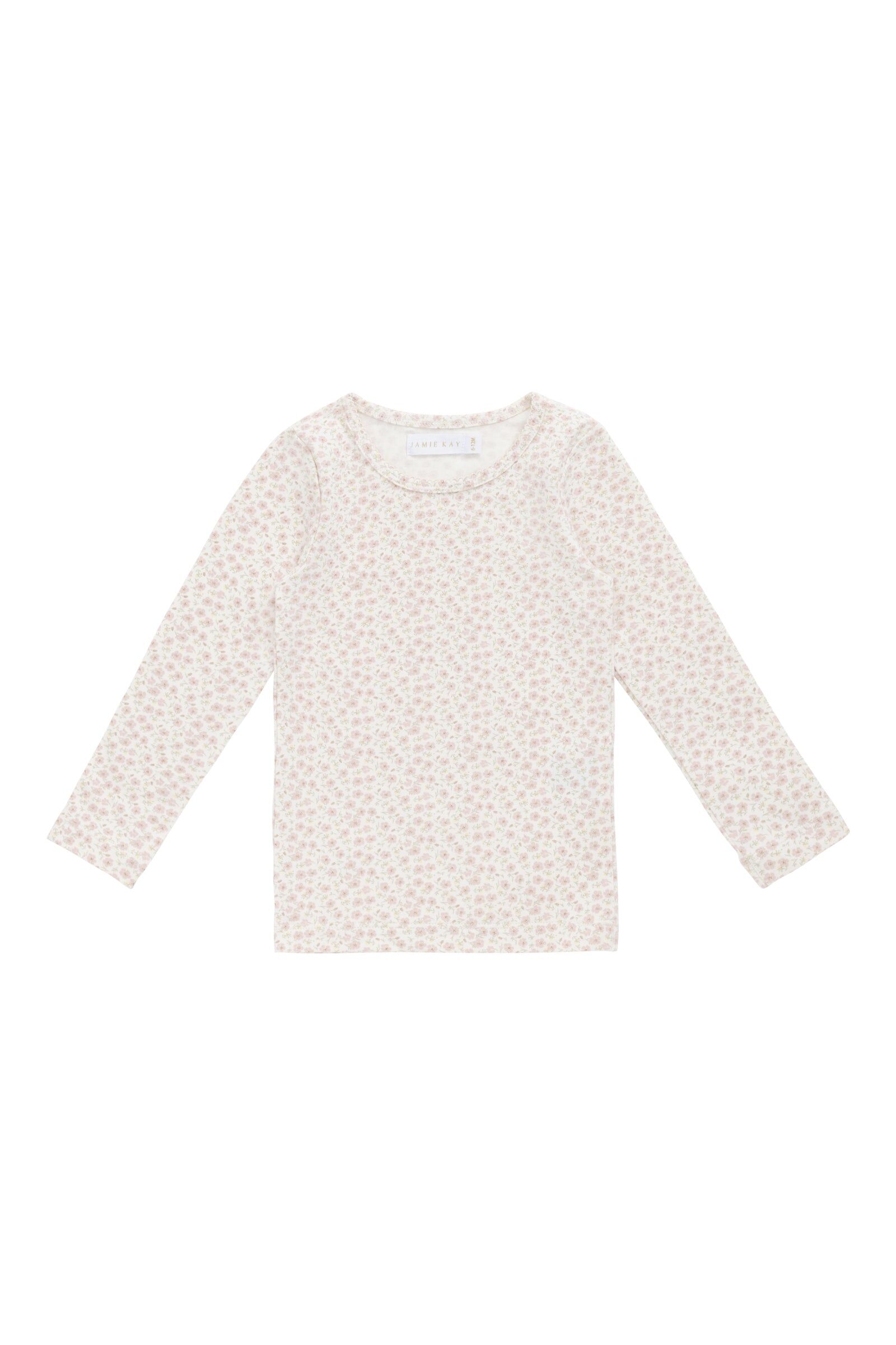 【預購】JAMIE KAY - Organic Cotton Long Sleeve Top（Penelope Rose Small）