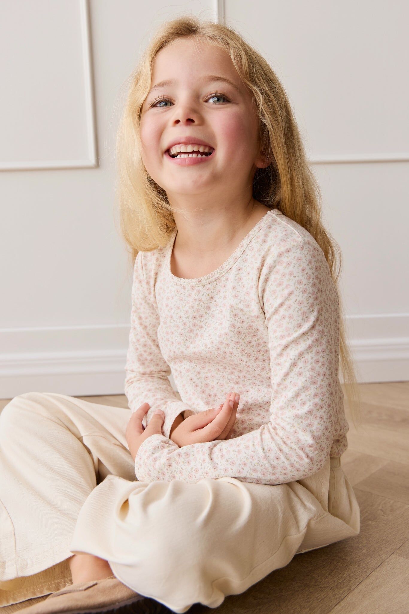 【預購】JAMIE KAY - Organic Cotton Long Sleeve Top（Penelope Rose Small）