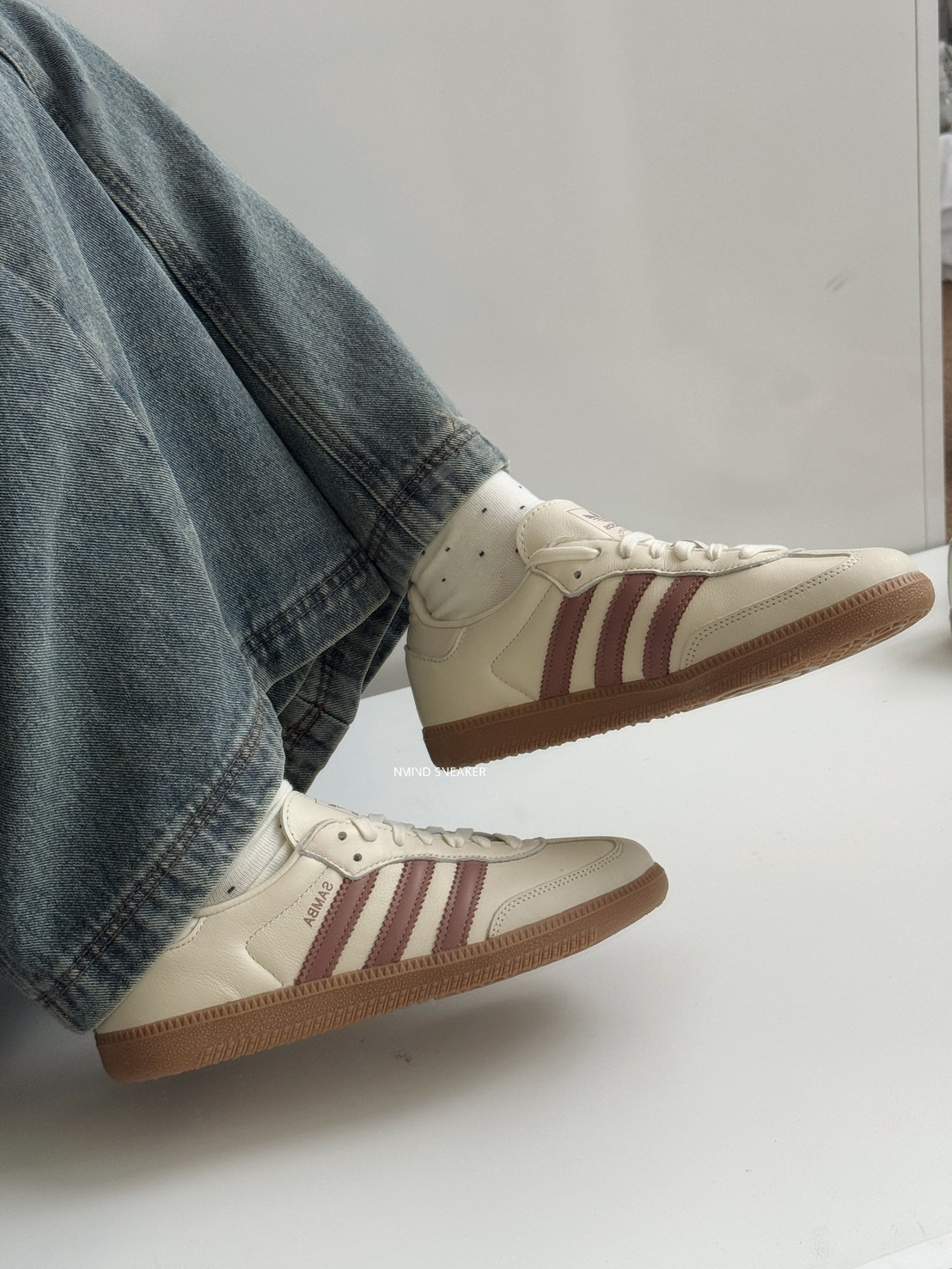 Adidas samba OG 乾燥玫瑰 焦糖底