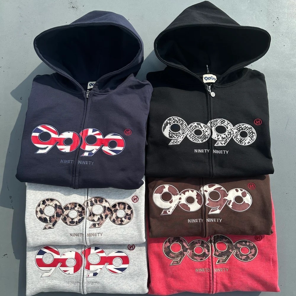 9090 OG Logo Assort Zip Hoodie 字體 拉鍊外套 NN2085