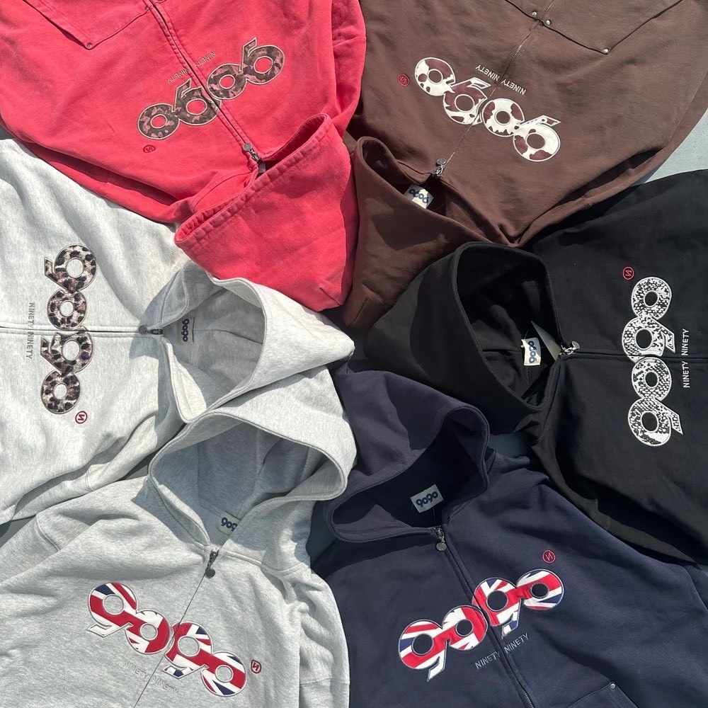 9090 OG Logo Assort Zip Hoodie 字體 拉鍊外套 NN2085