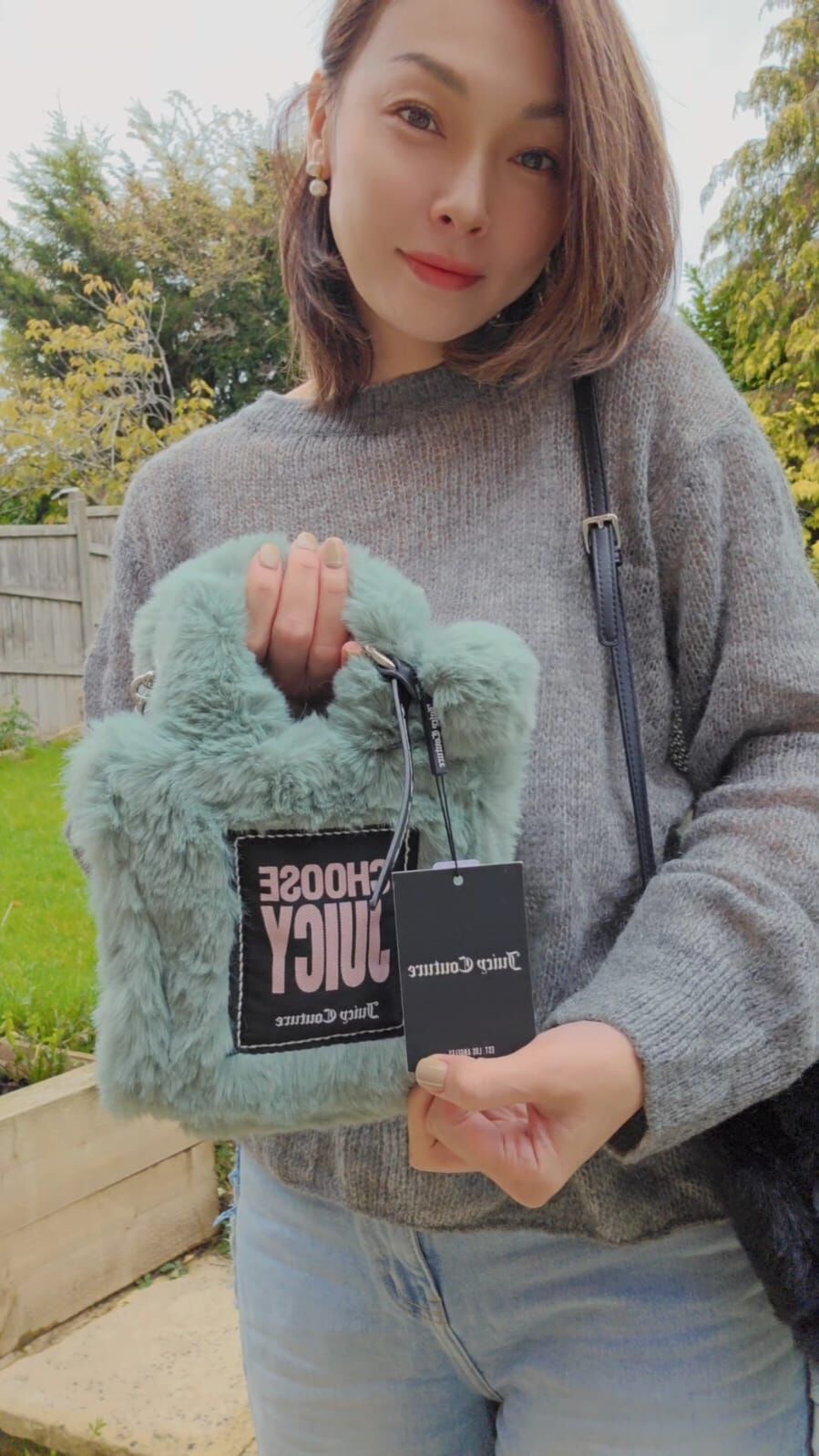 英國代購 (獨立訂單)-JUICY COUTURE iRIS FUR BAG