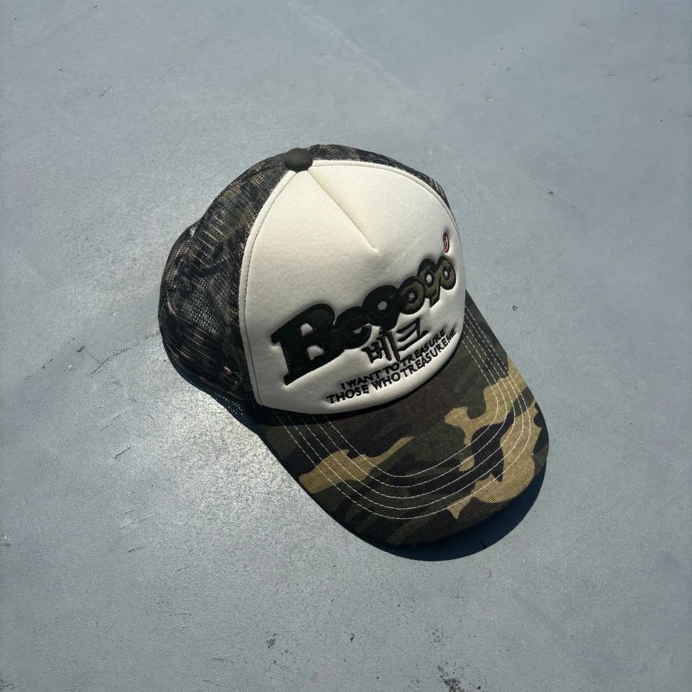 Beck × 9090 OG Logo Cap 字體 迷彩 卡車帽 NN2064