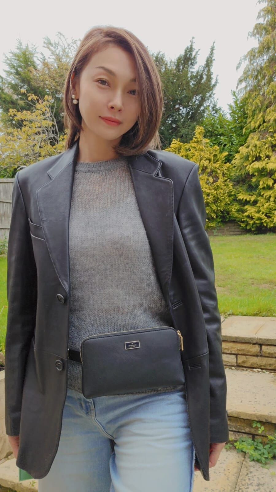 英國代購 (獨立訂單)- Kate Spade Women's Logo Belt Bag Genuine Lether L/XL 105cm