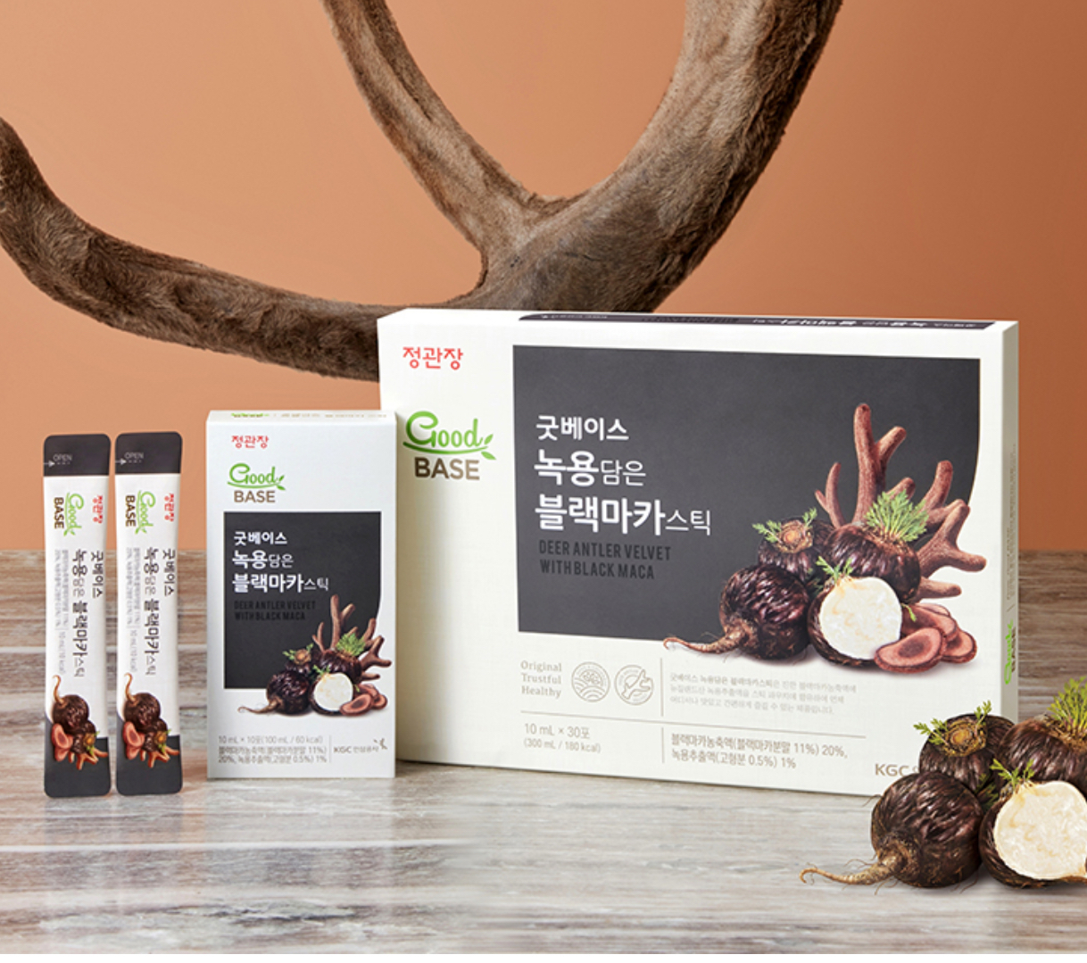 韓國 Good Base 鹿茸黑瑪咖棒 （K9 BR202）