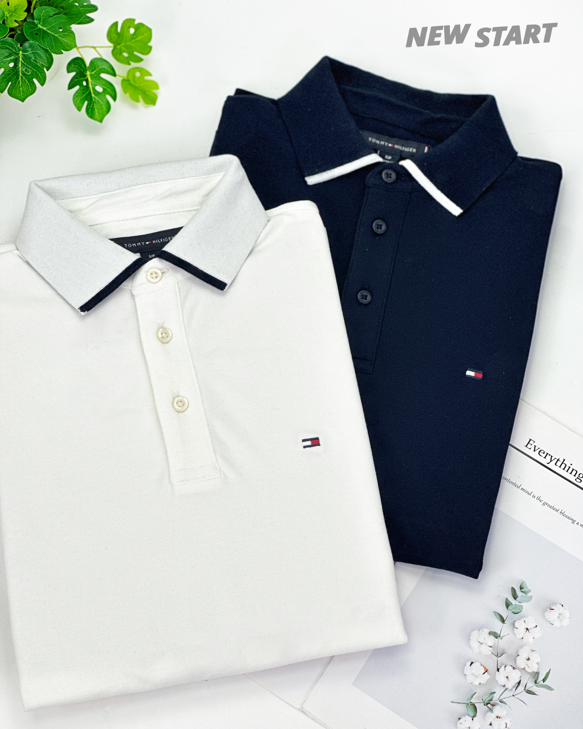 Tommy Hilfiger 滾邊 翻領字母 Polo衫 短袖