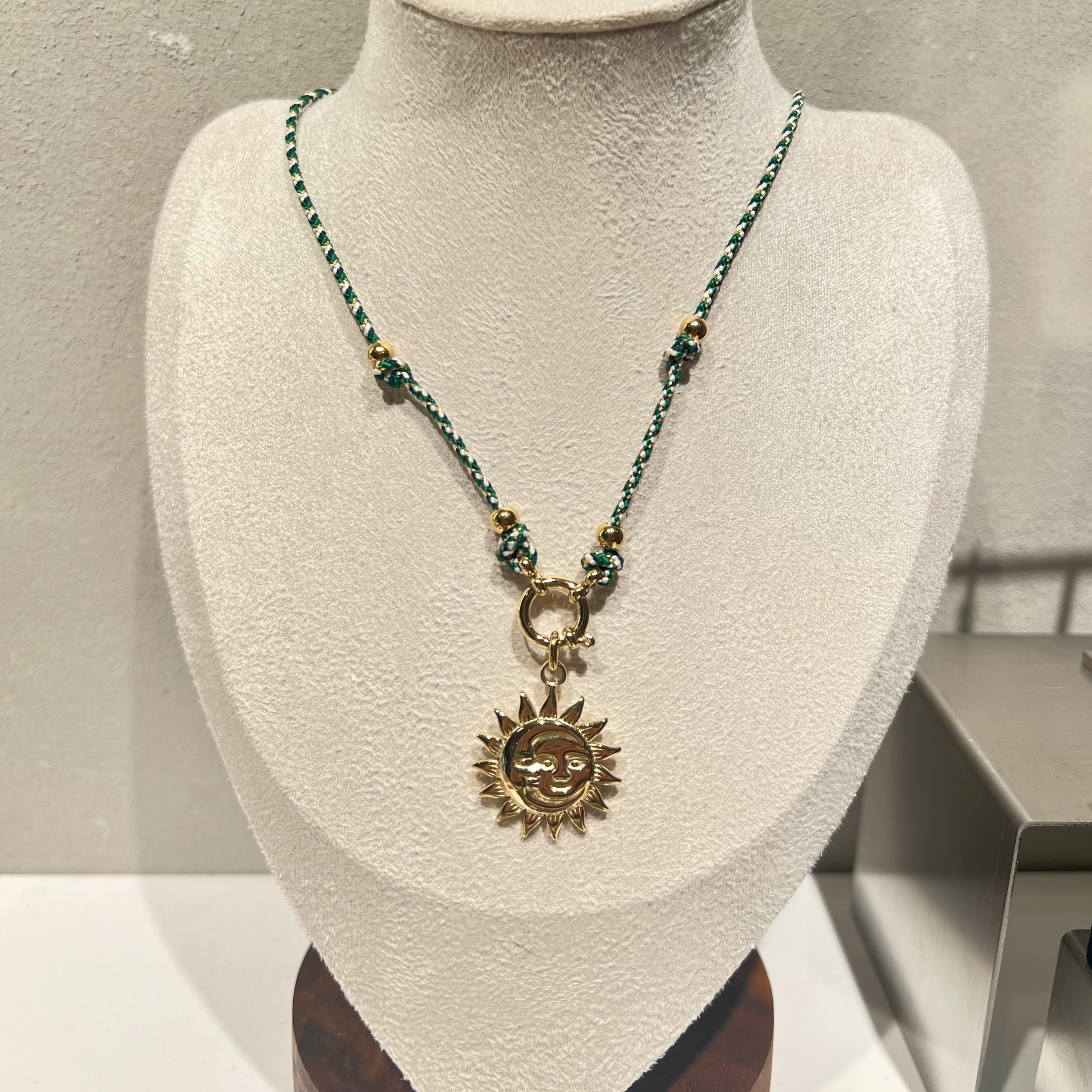 BOHM PARIS浮標日月食吊墜繩項鍊