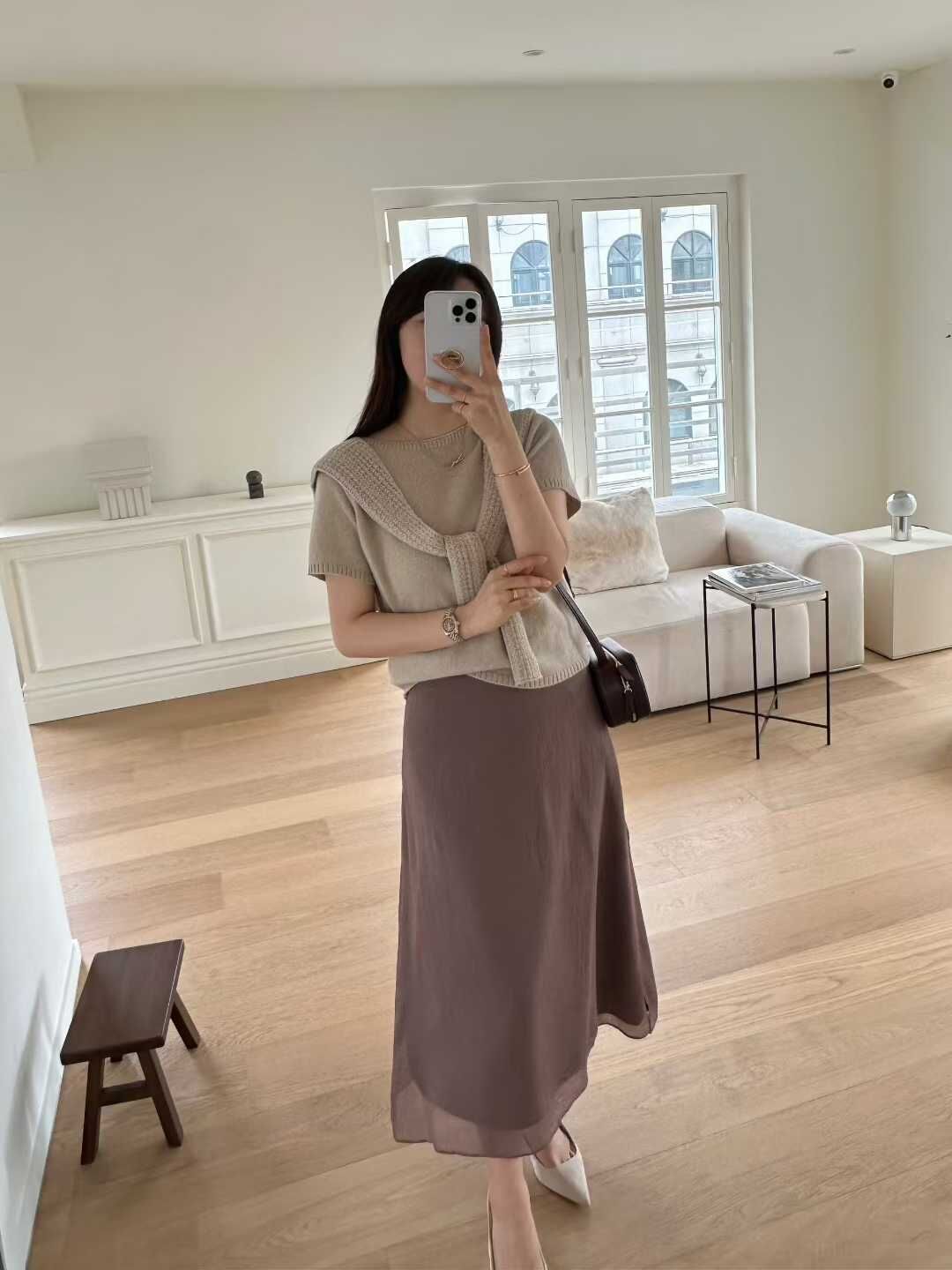 SG5028 美麗諾羊毛圓領棉Tee