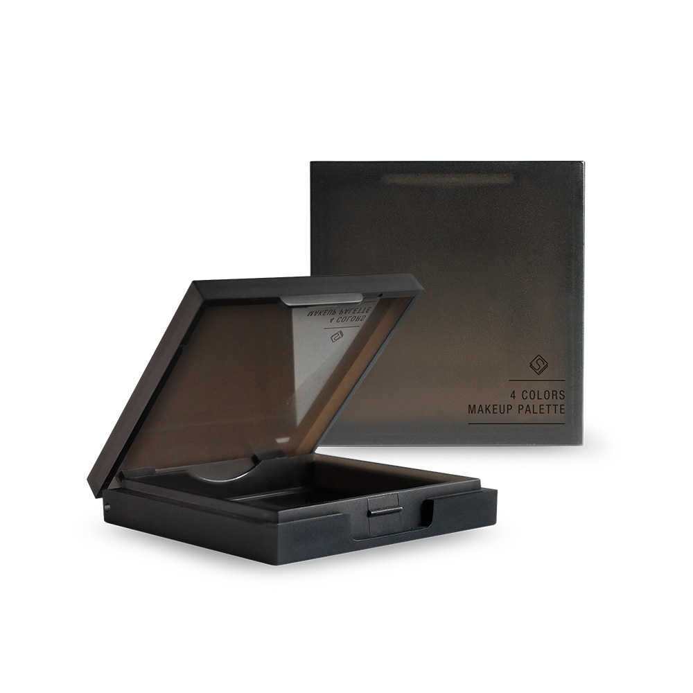 現 貨丨Solone 彩妝收納盒 4格(透霧黑/自組彩妝)