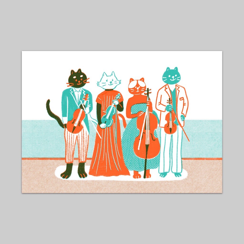 日劇《四重奏》/孔版印刷明信片