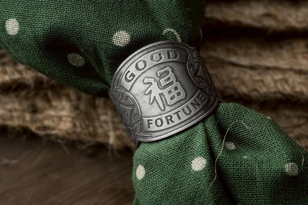 【METALIZE】方巾扣/戒指-福款