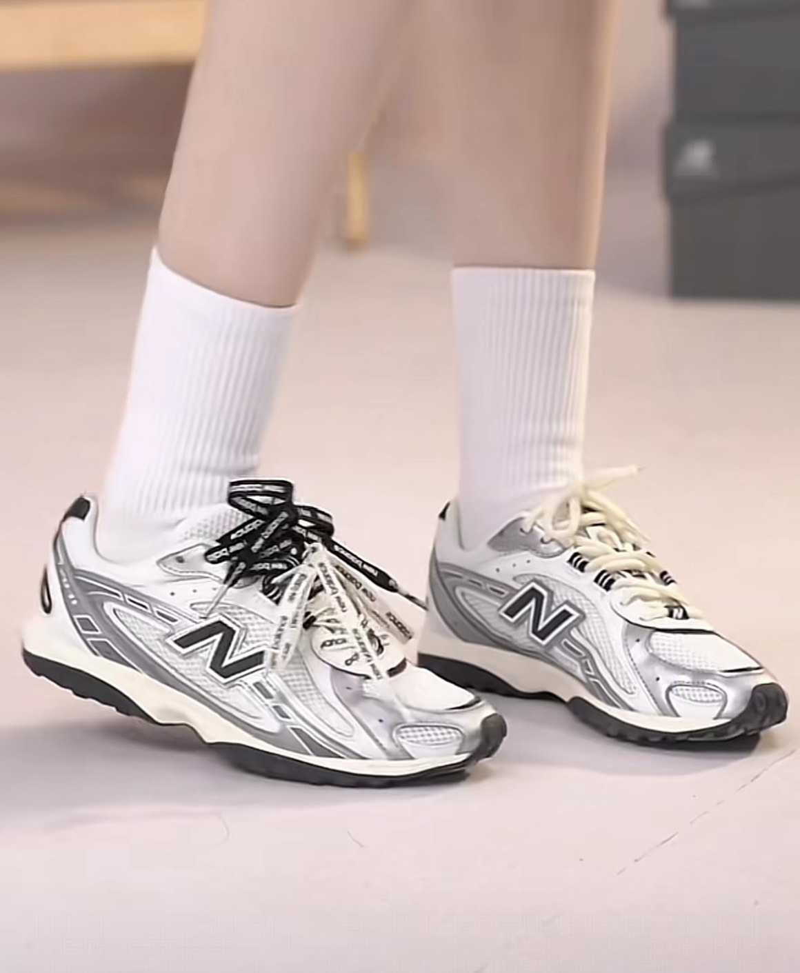 <張員瑛同款>New Balance 204L 耐磨支撐 生活休閒鞋 男女同款 白銀 U204LSWD