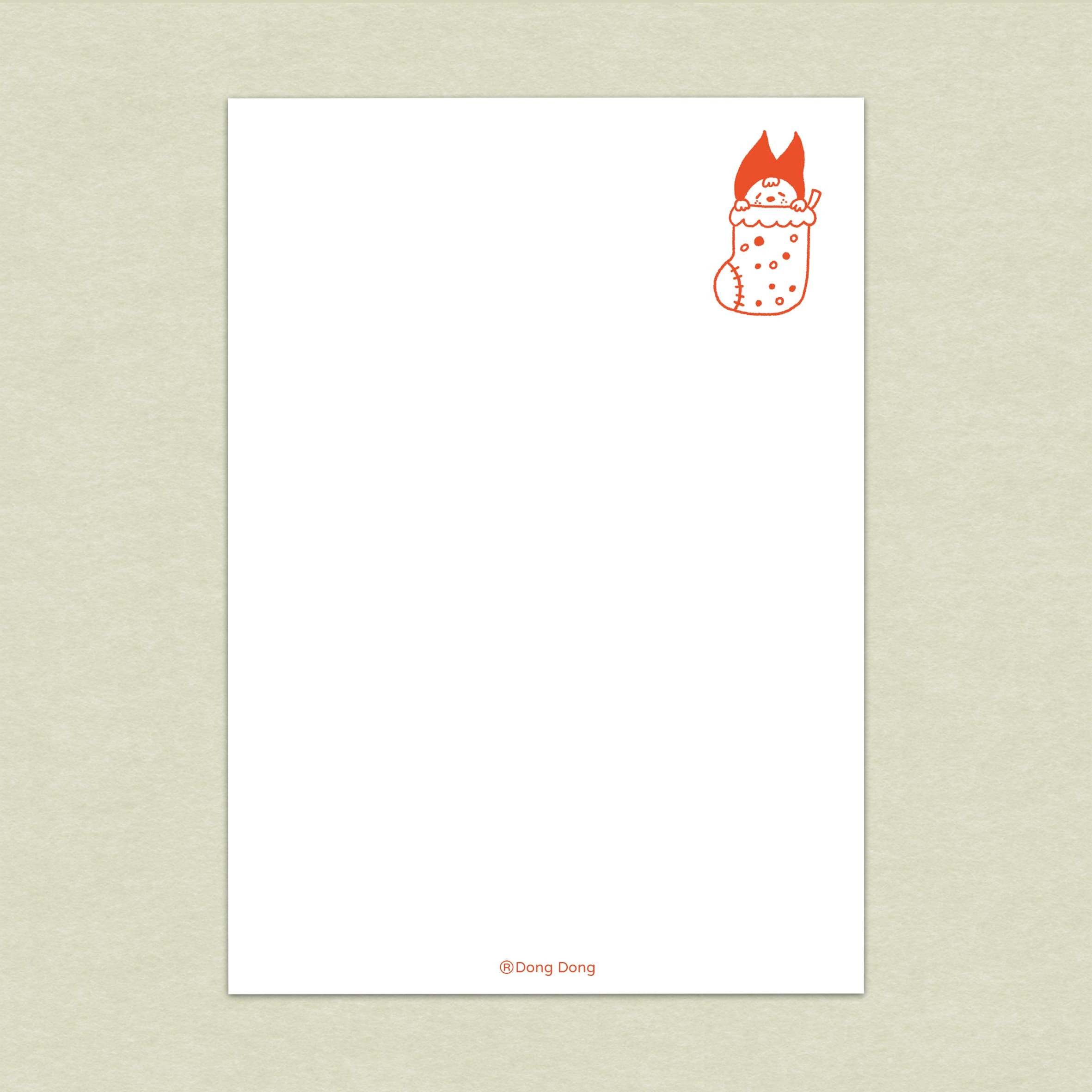咚東聖誕PARTY/孔版印刷明信片