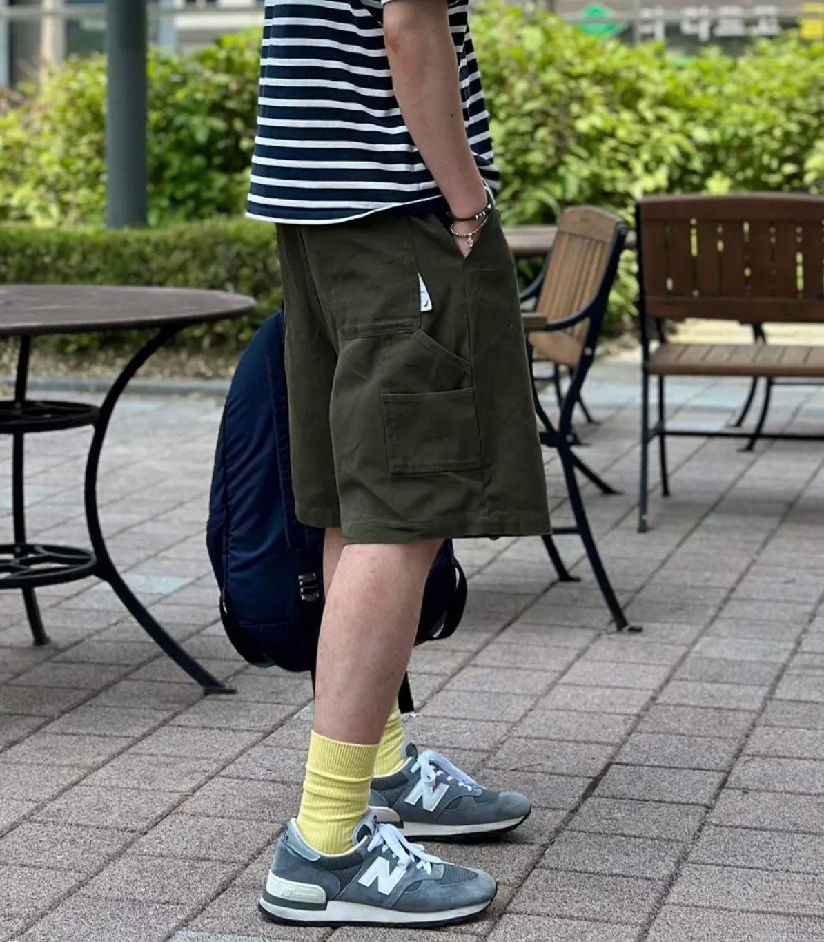 韓國 Nautica Bermuda Carpenter Denim Shorts [756]