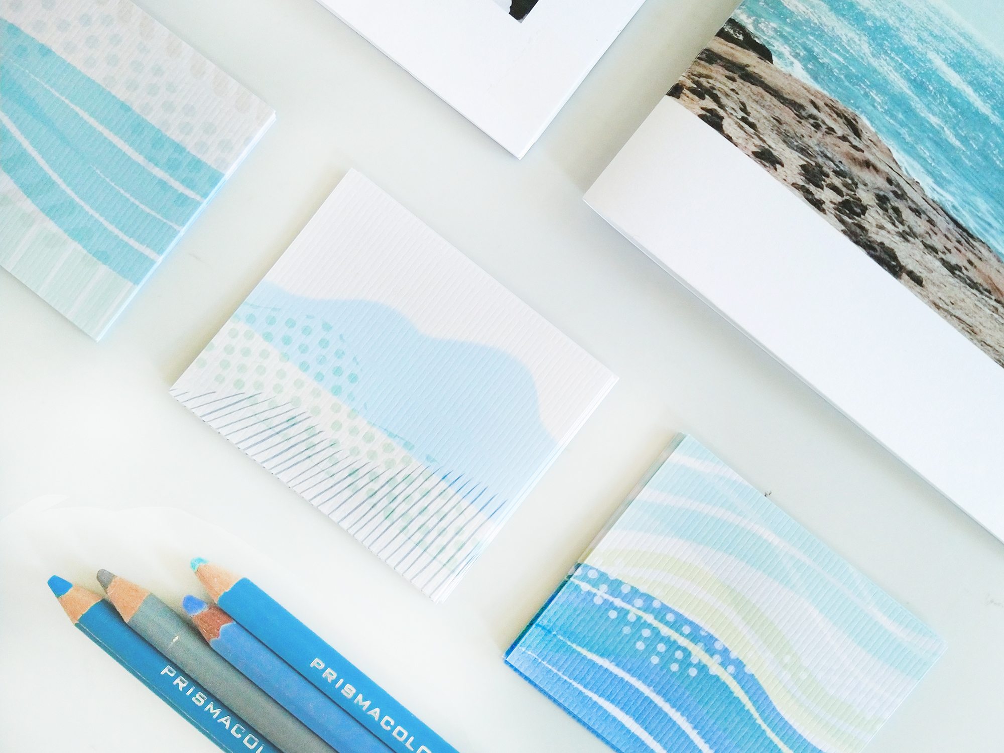 無色綻放．海的模樣 便條紙 便箋卡