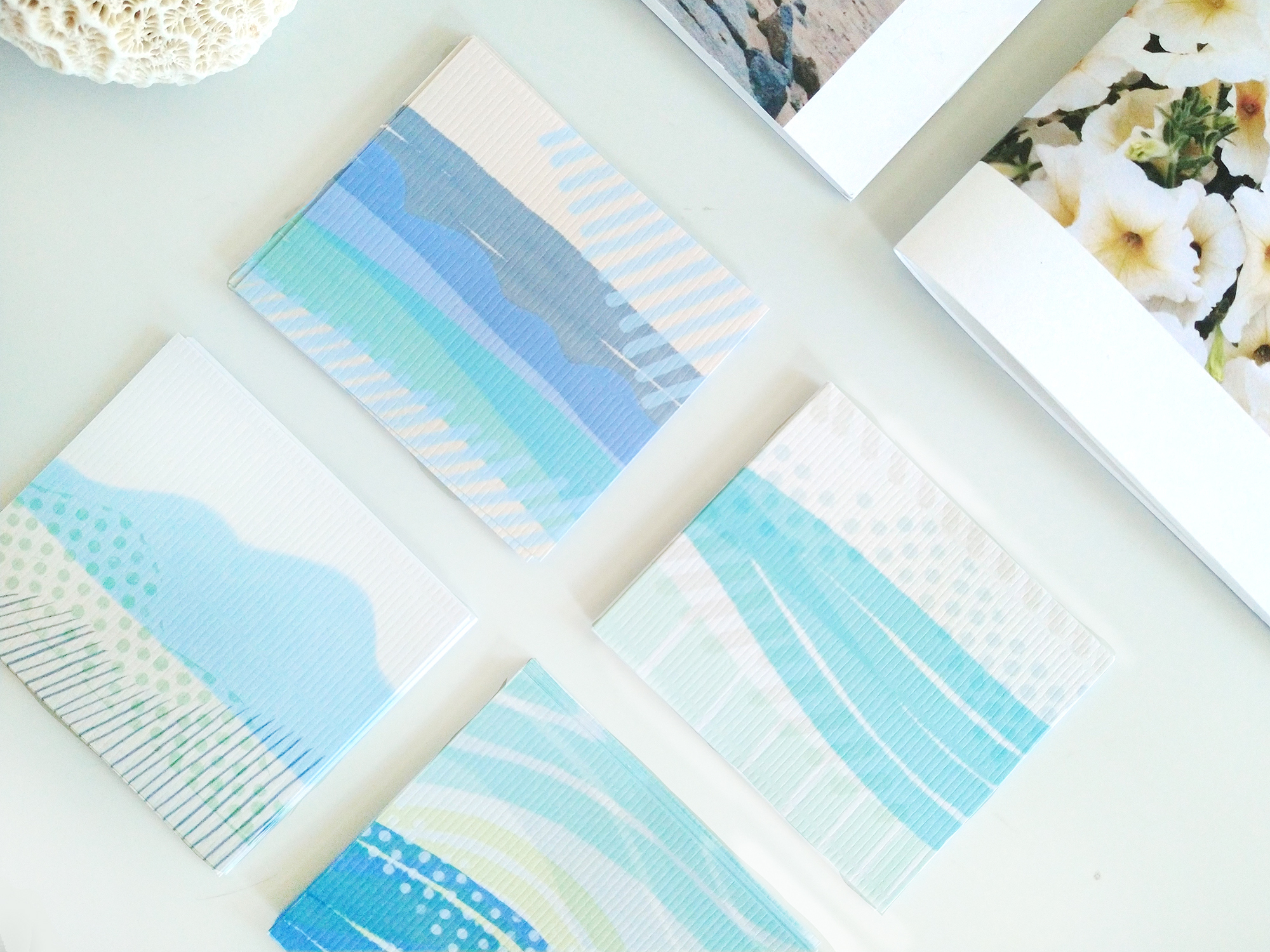 無色綻放．海的模樣 便條紙 便箋卡