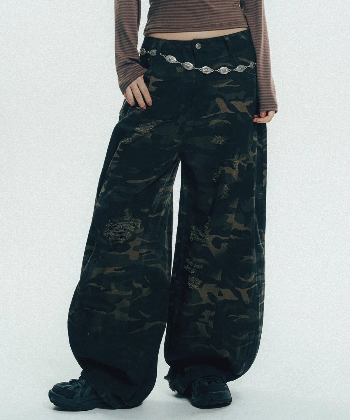 venhit - camo detroit washed pants