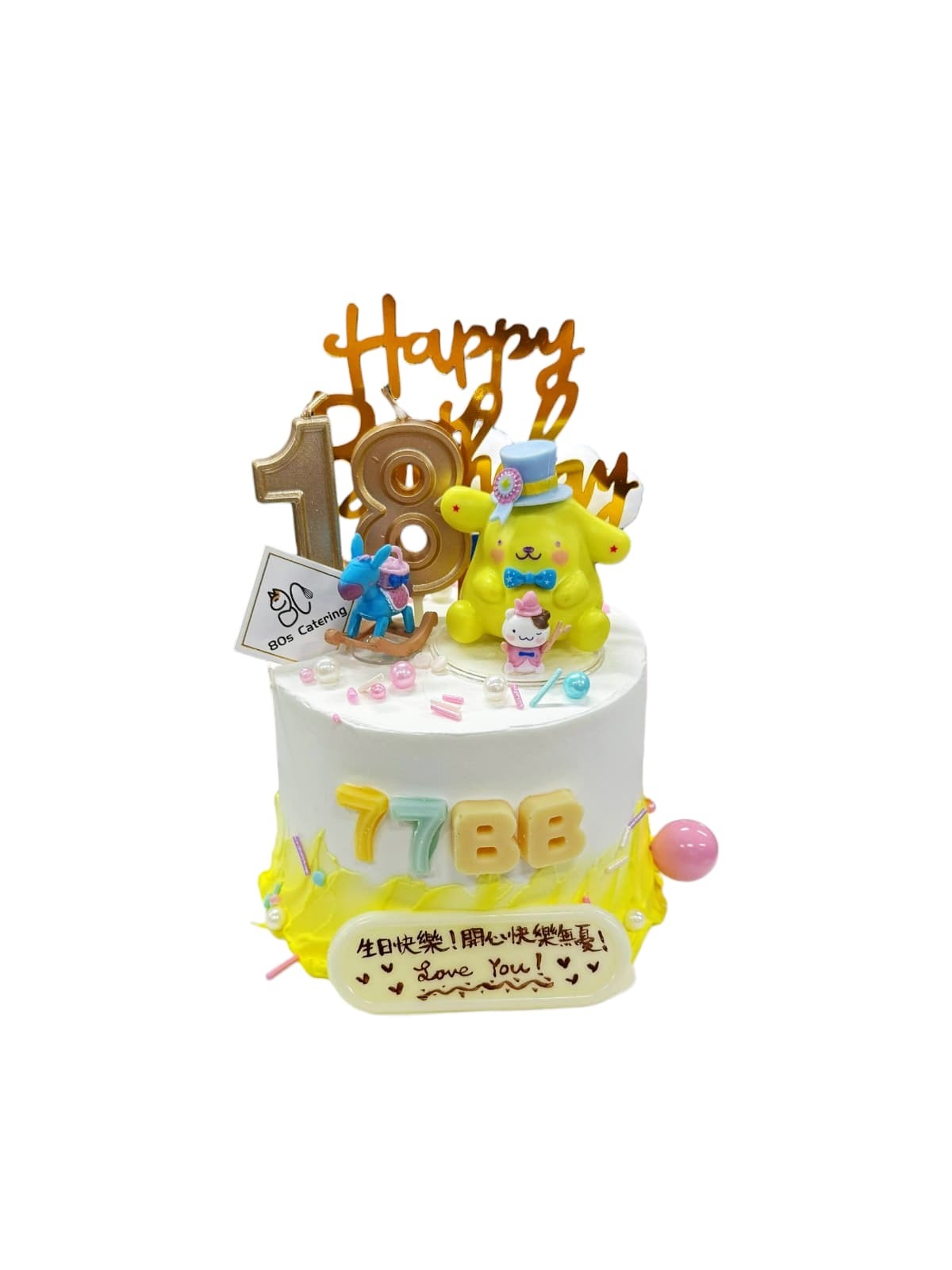 布甸狗主題蛋糕