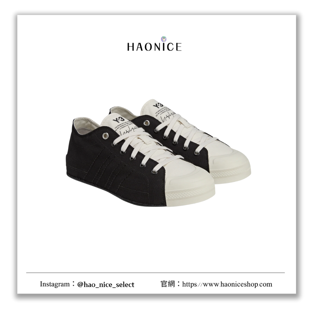 【HAO NICE】100%正品 ADIDAS 山本耀司✨ Y-3 NIZZA LO ORBIT 德國潮牌🇩🇪解構風跳色低筒帆布鞋 布鞋